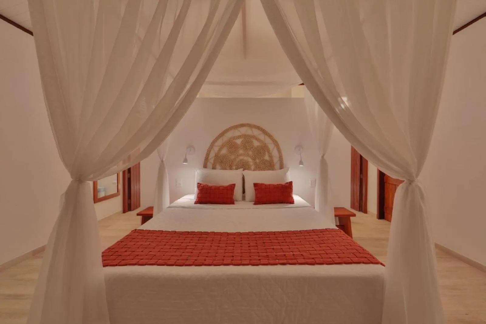 Bedroom, Bed in Pousada Xalés de Maracaípe