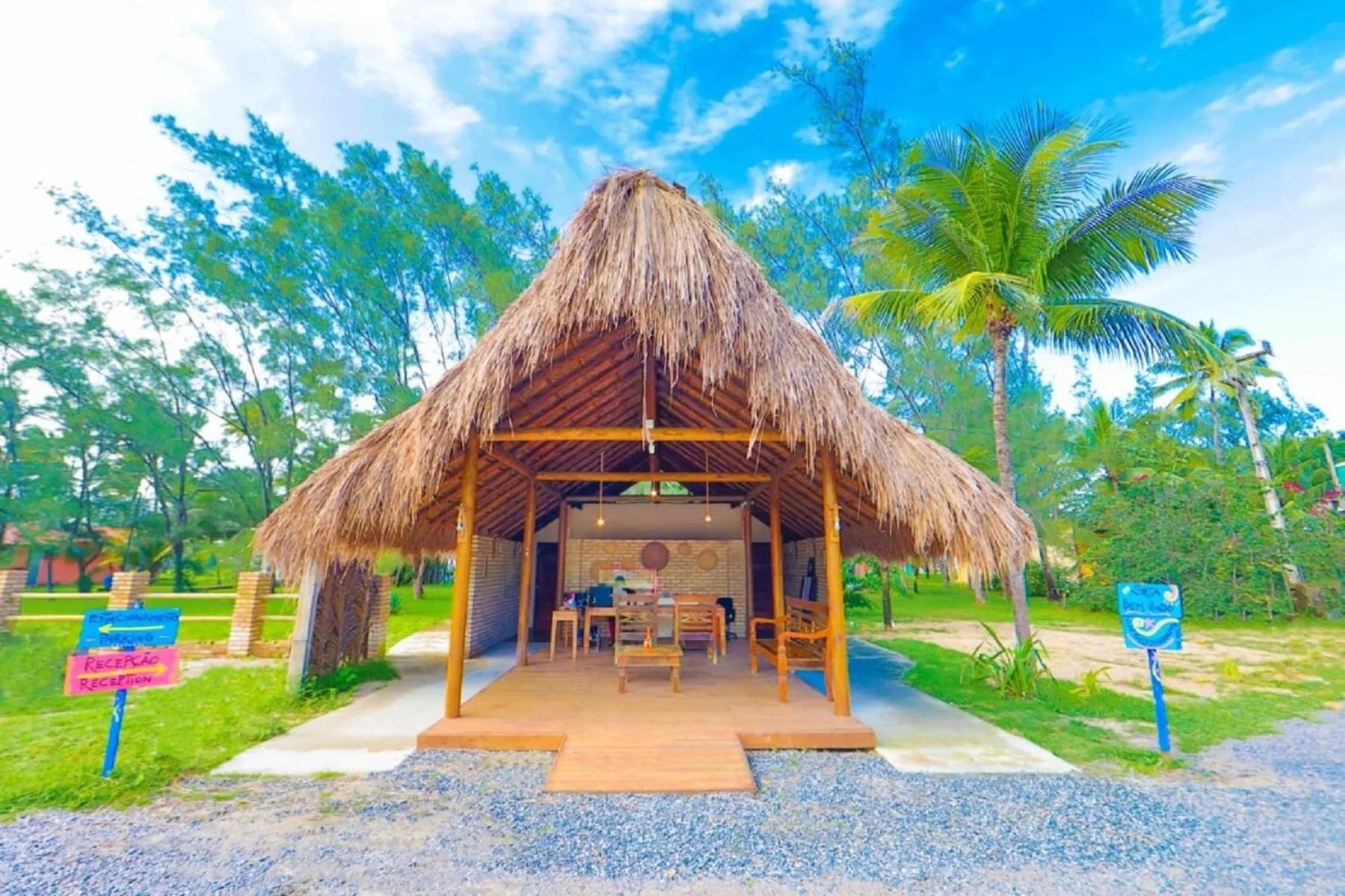 Facade/entrance in Pousada Xalés de Maracaípe