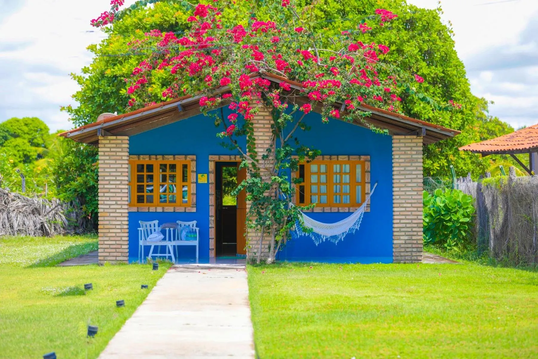 Patio in Pousada Xalés de Maracaípe
