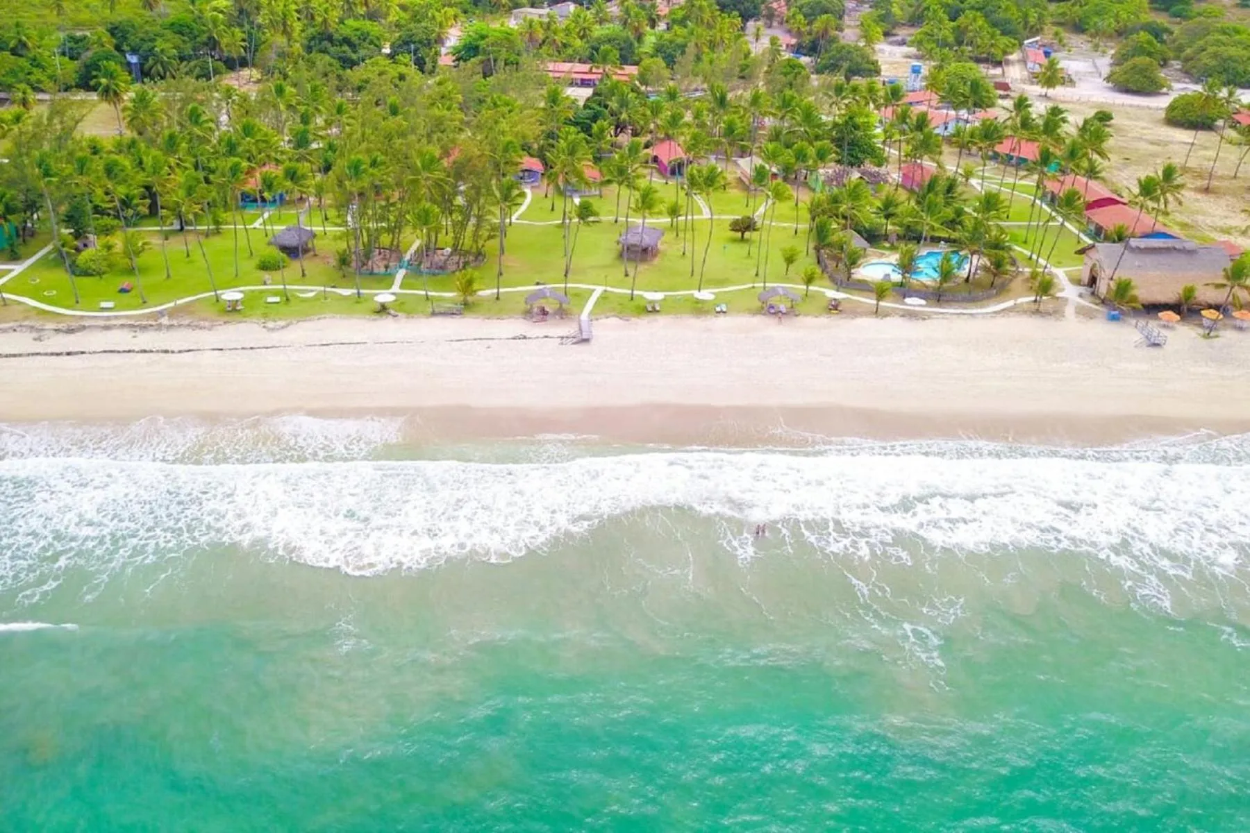 Bird's eye view in Pousada Xalés de Maracaípe