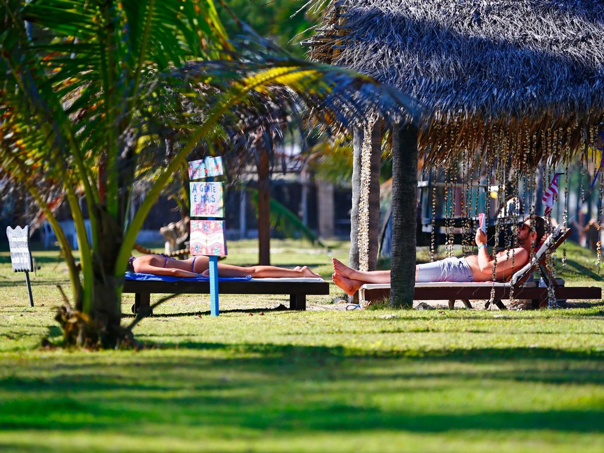 Garden in Pousada Xalés de Maracaípe