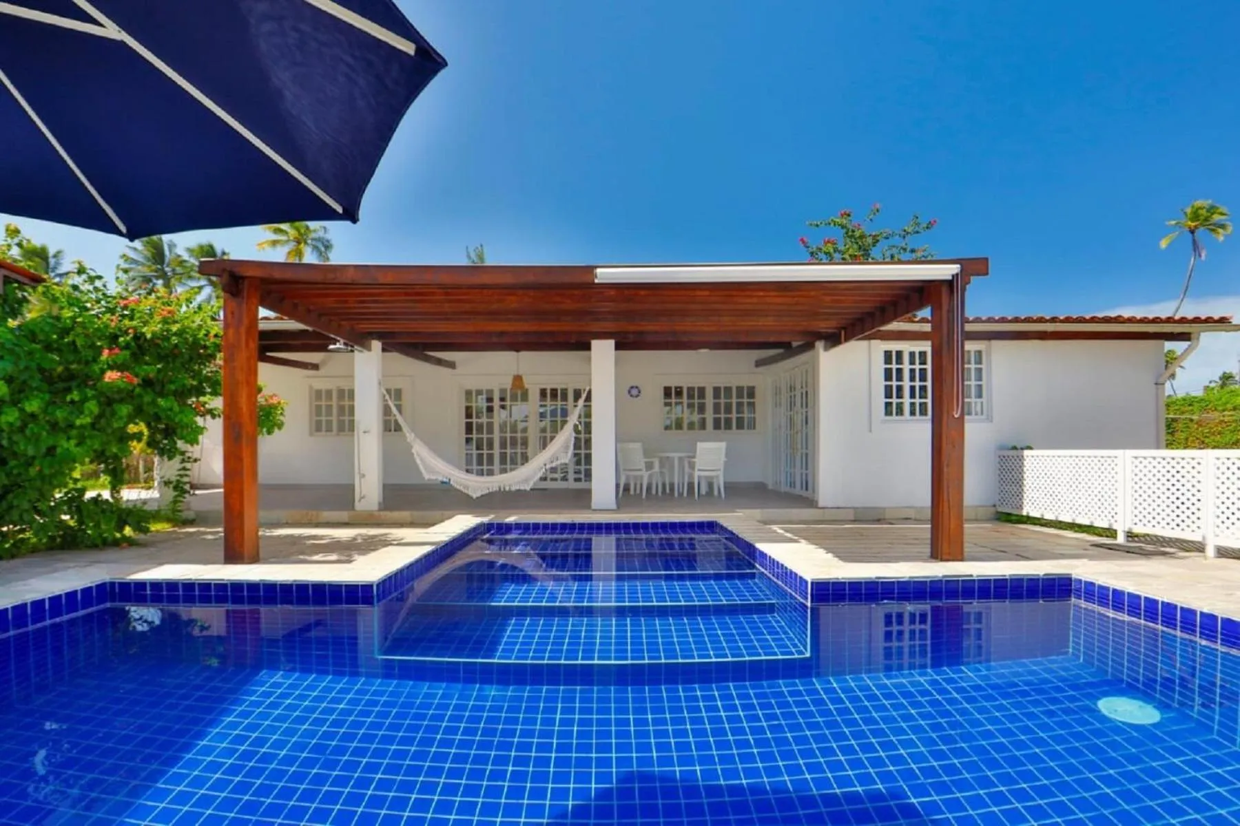 Living room in Pousada Xalés de Maracaípe