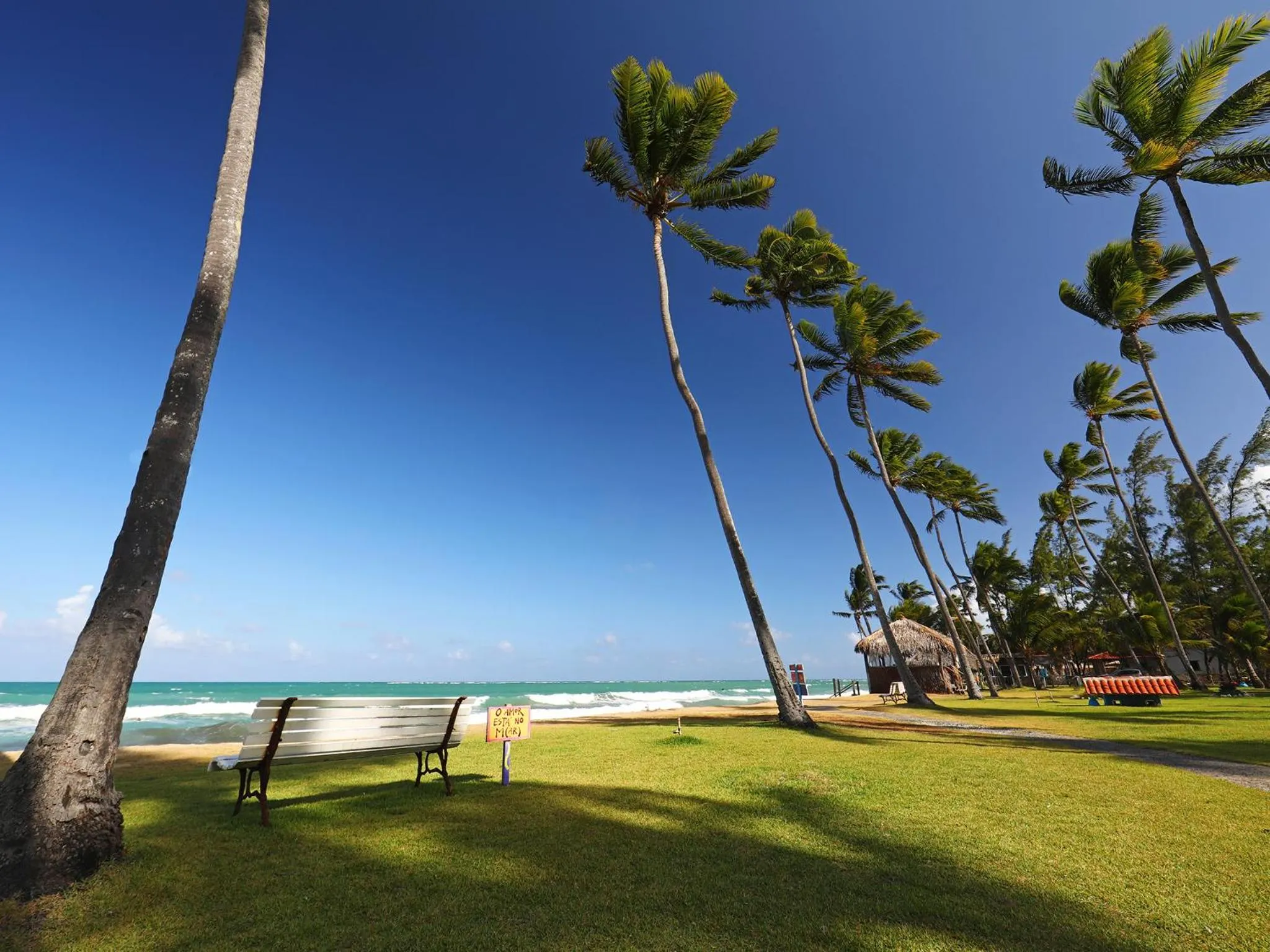Garden in Pousada Xalés de Maracaípe
