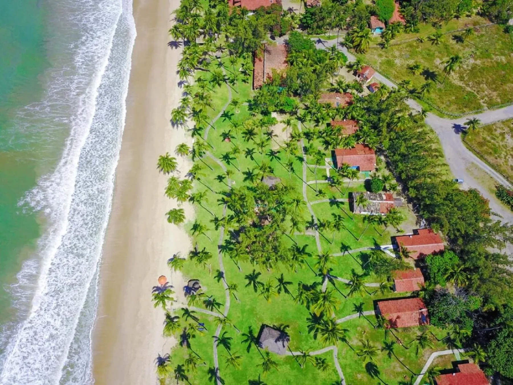 Bird's eye view in Pousada Xalés de Maracaípe