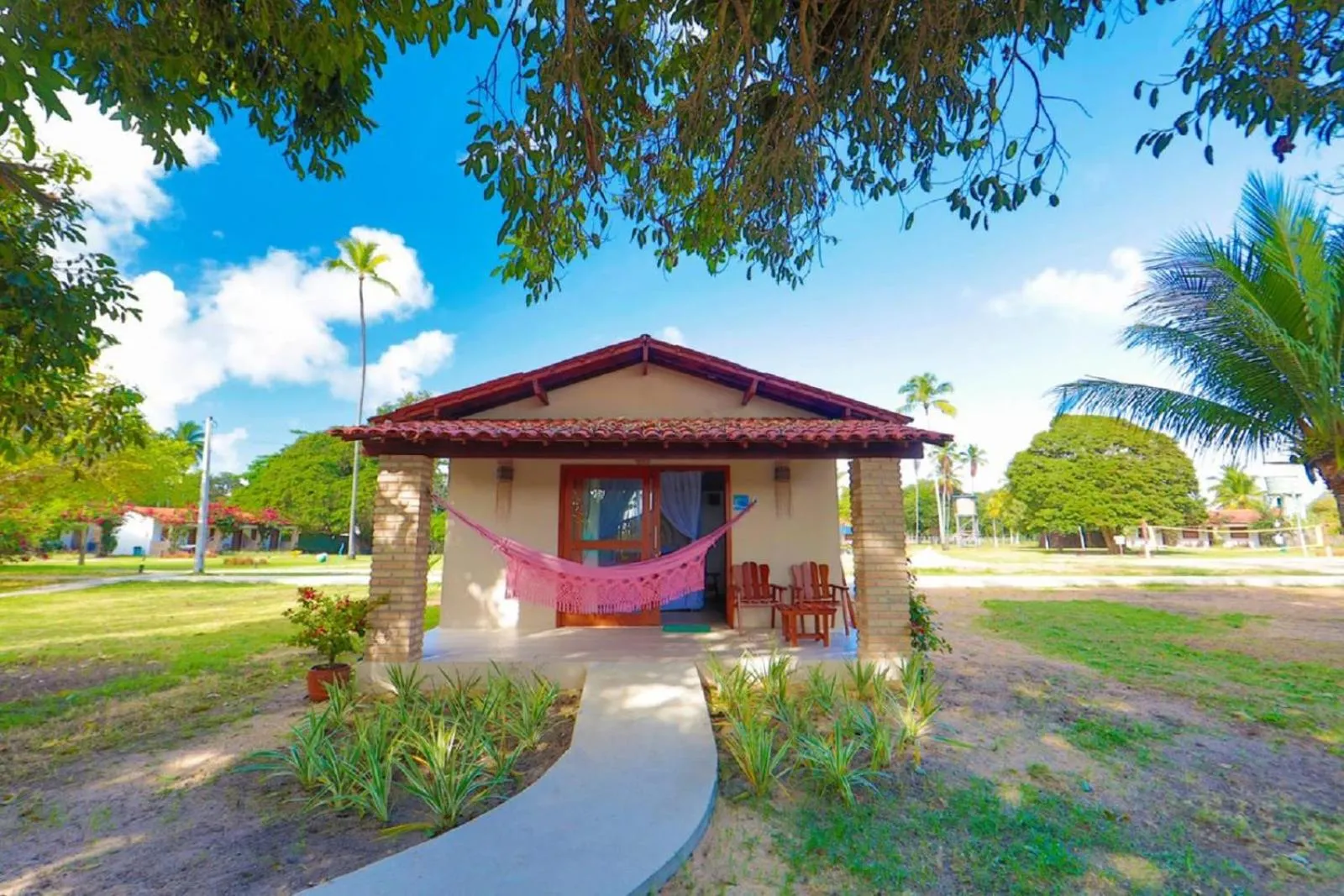 Balcony/Terrace in Pousada Xalés de Maracaípe