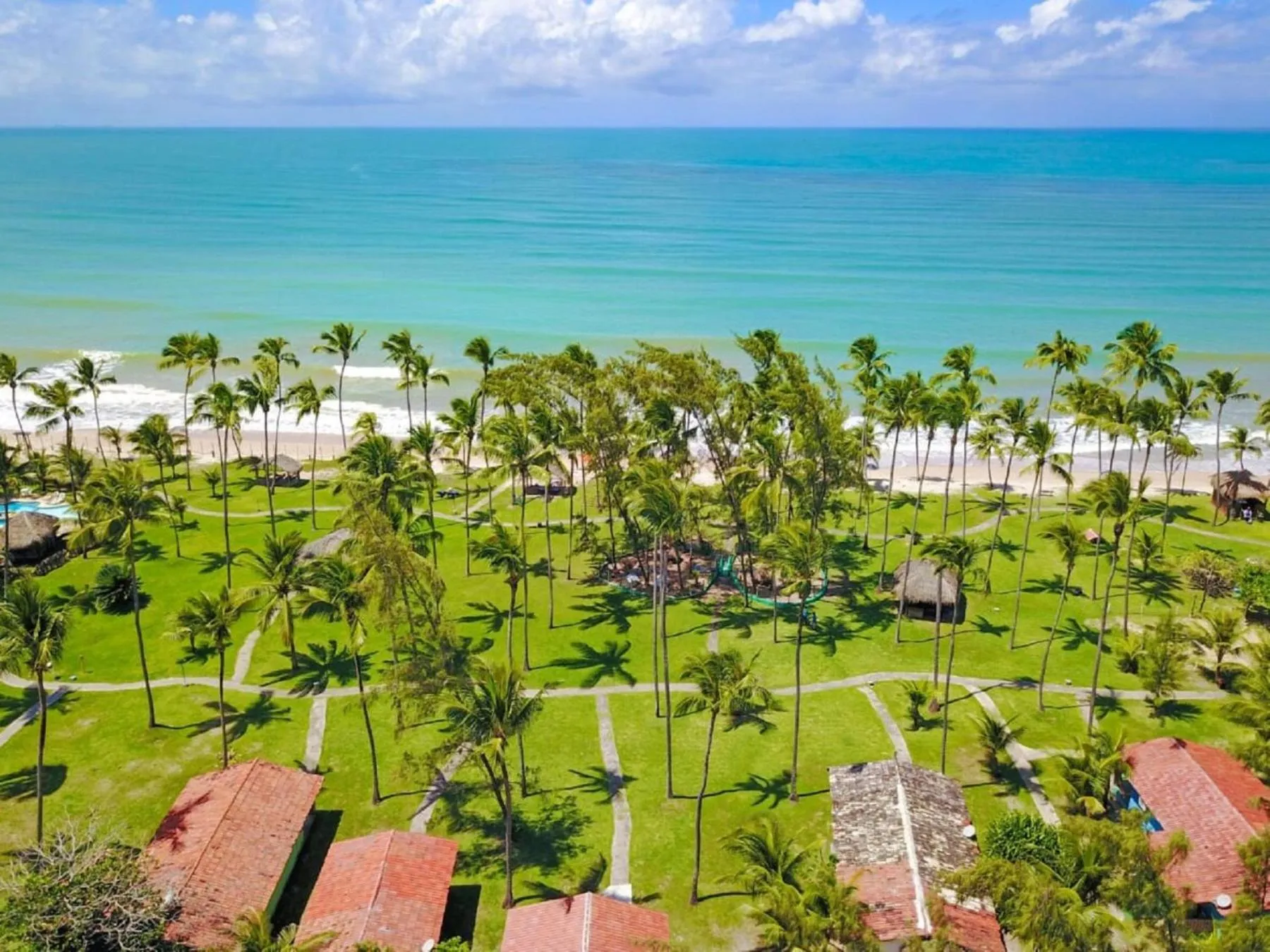 Bird's eye view in Pousada Xalés de Maracaípe