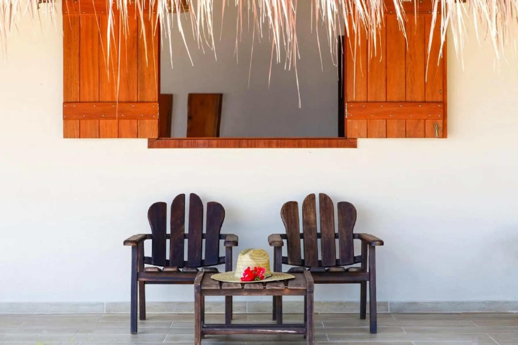 Balcony/Terrace in Pousada Xalés de Maracaípe
