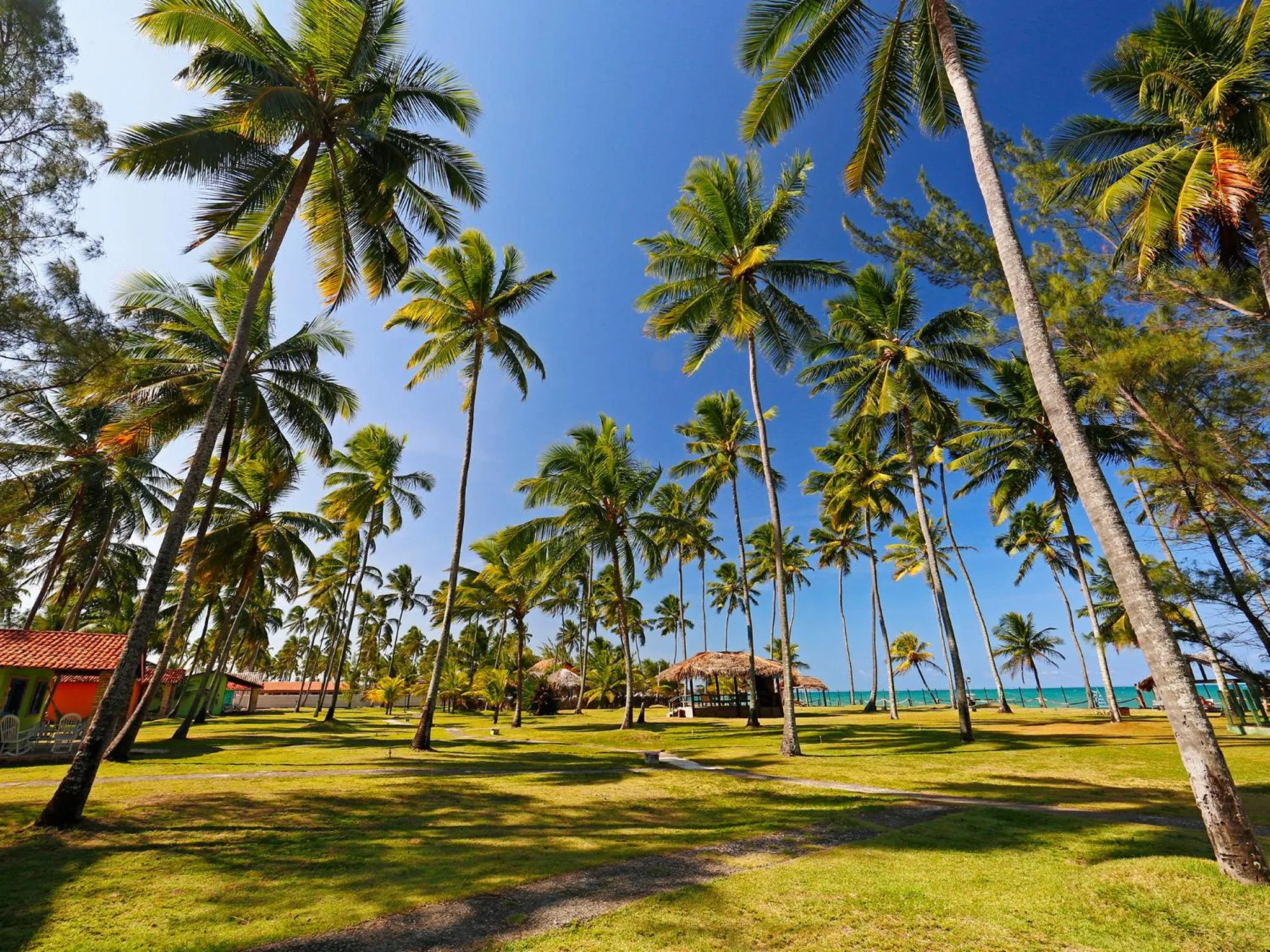 Garden in Pousada Xalés de Maracaípe
