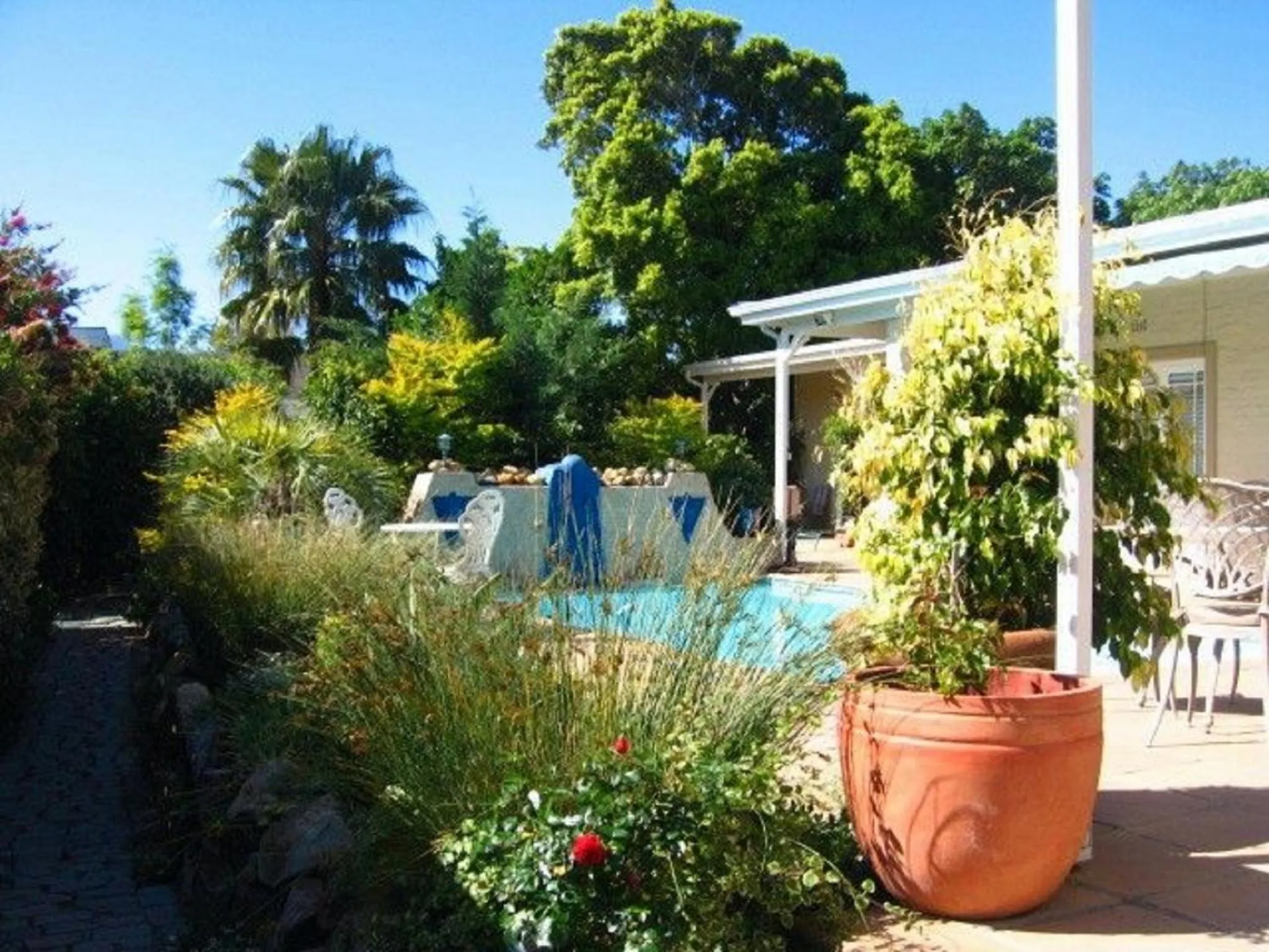 Swimming pool in Paradiso Guesthouse & Self-catering Cottage