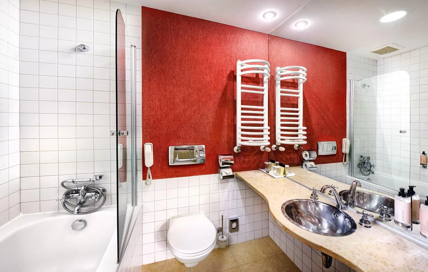Shower in Hotel Tri Studničky - Adult friendly