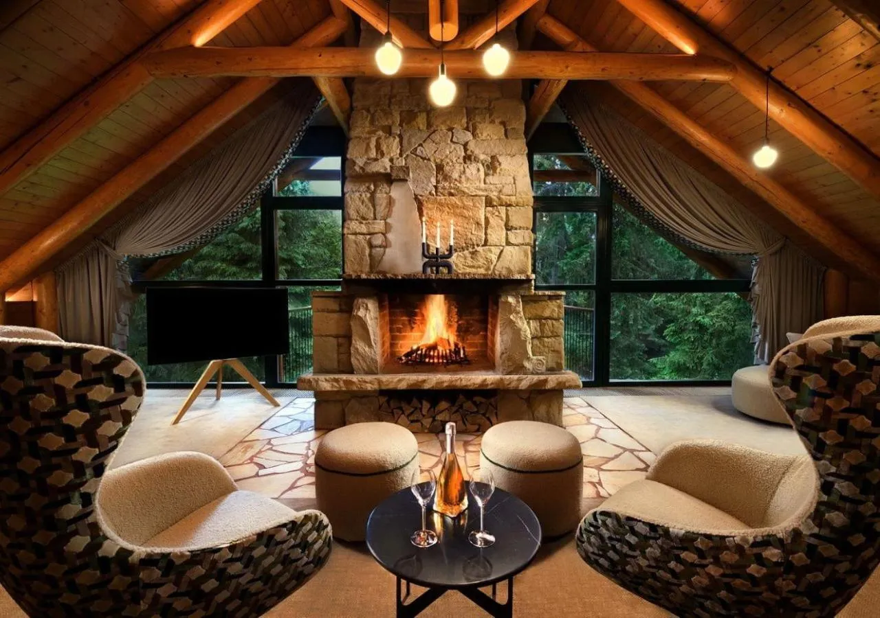 Living room in Hotel Tri Studničky - Adult friendly