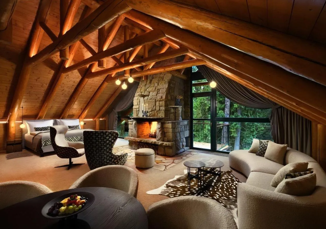 Living room in Hotel Tri Studničky - Adult friendly