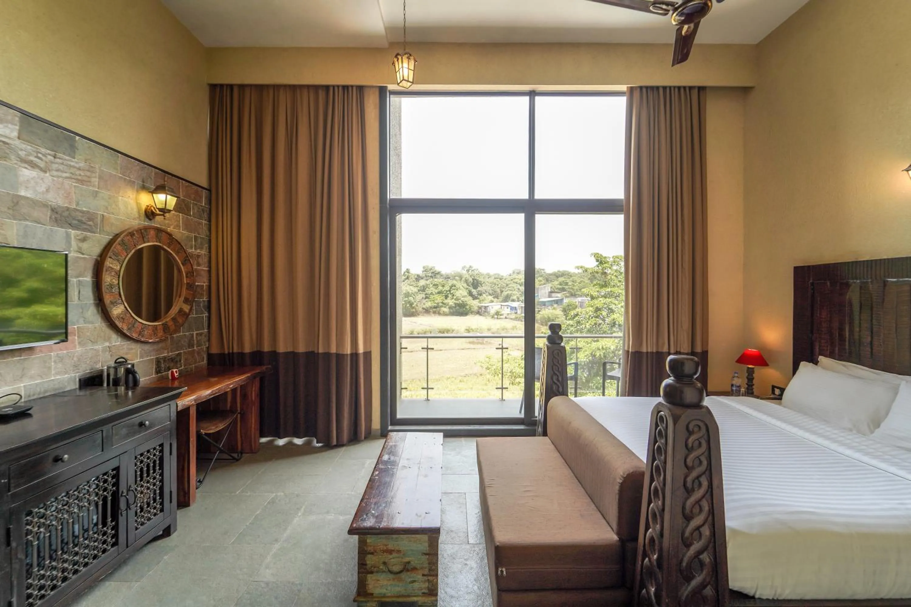 Photo of the whole room, Bed in Triose Boutique Hotel Lonavala