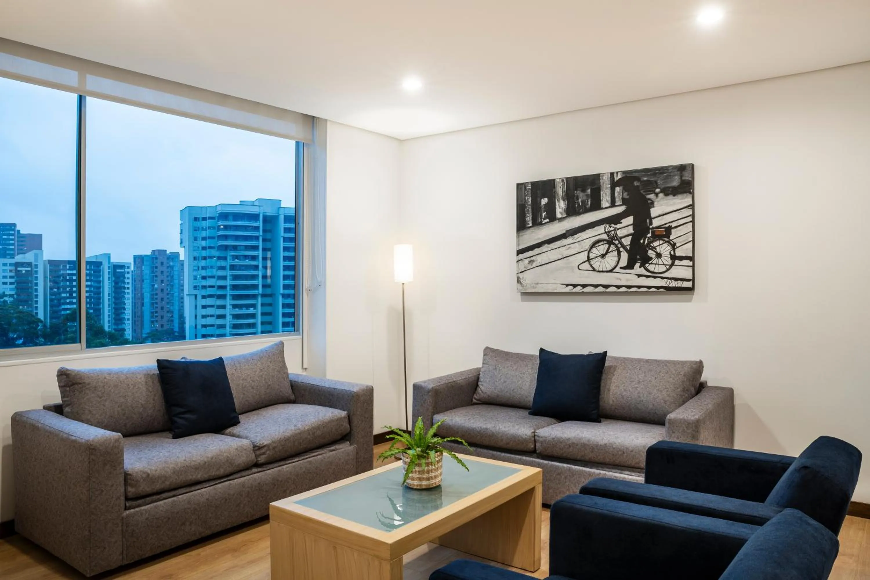 Living room in Hotel Poblado Alejandria