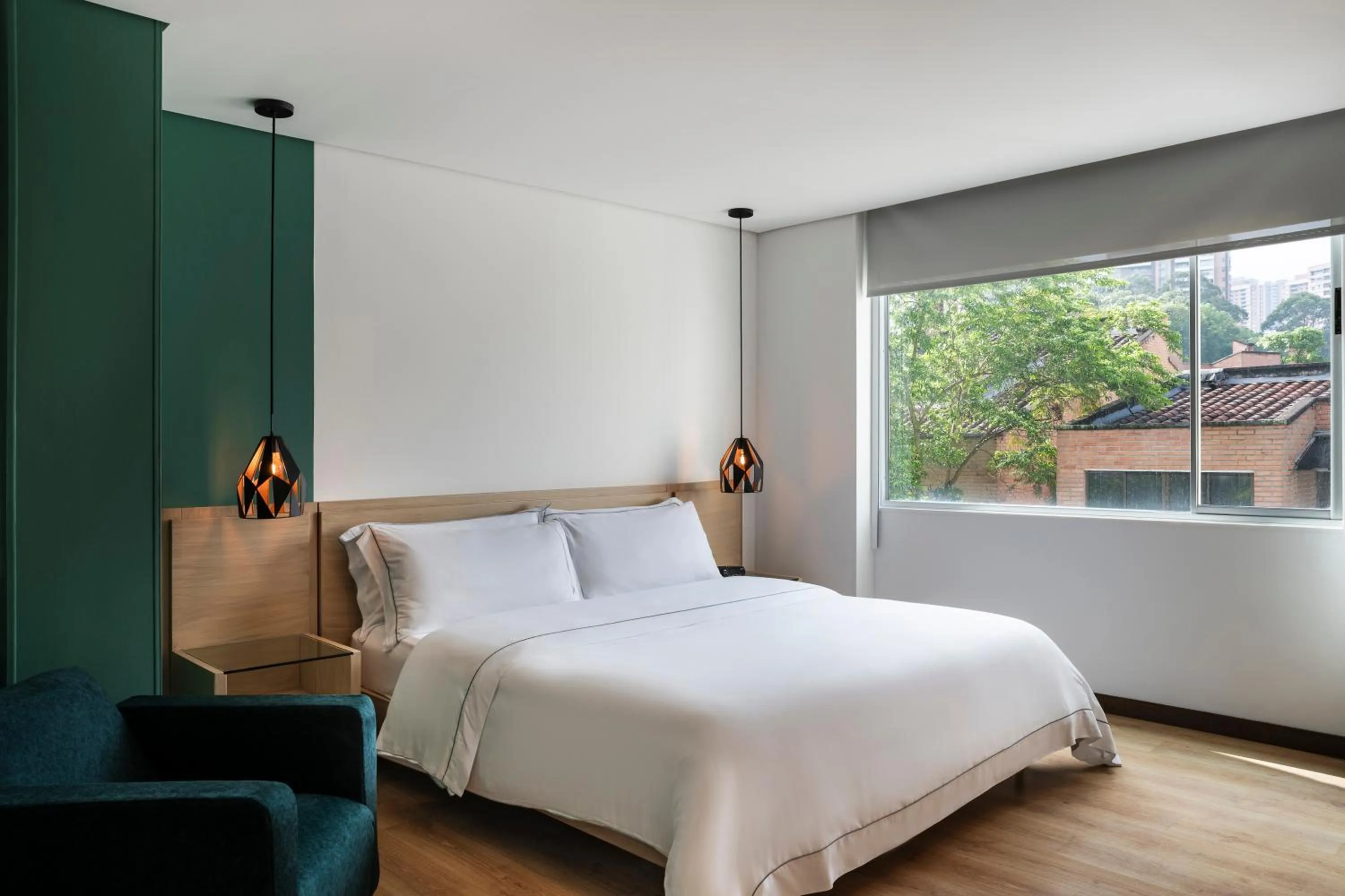 Bed in Hotel Poblado Alejandria