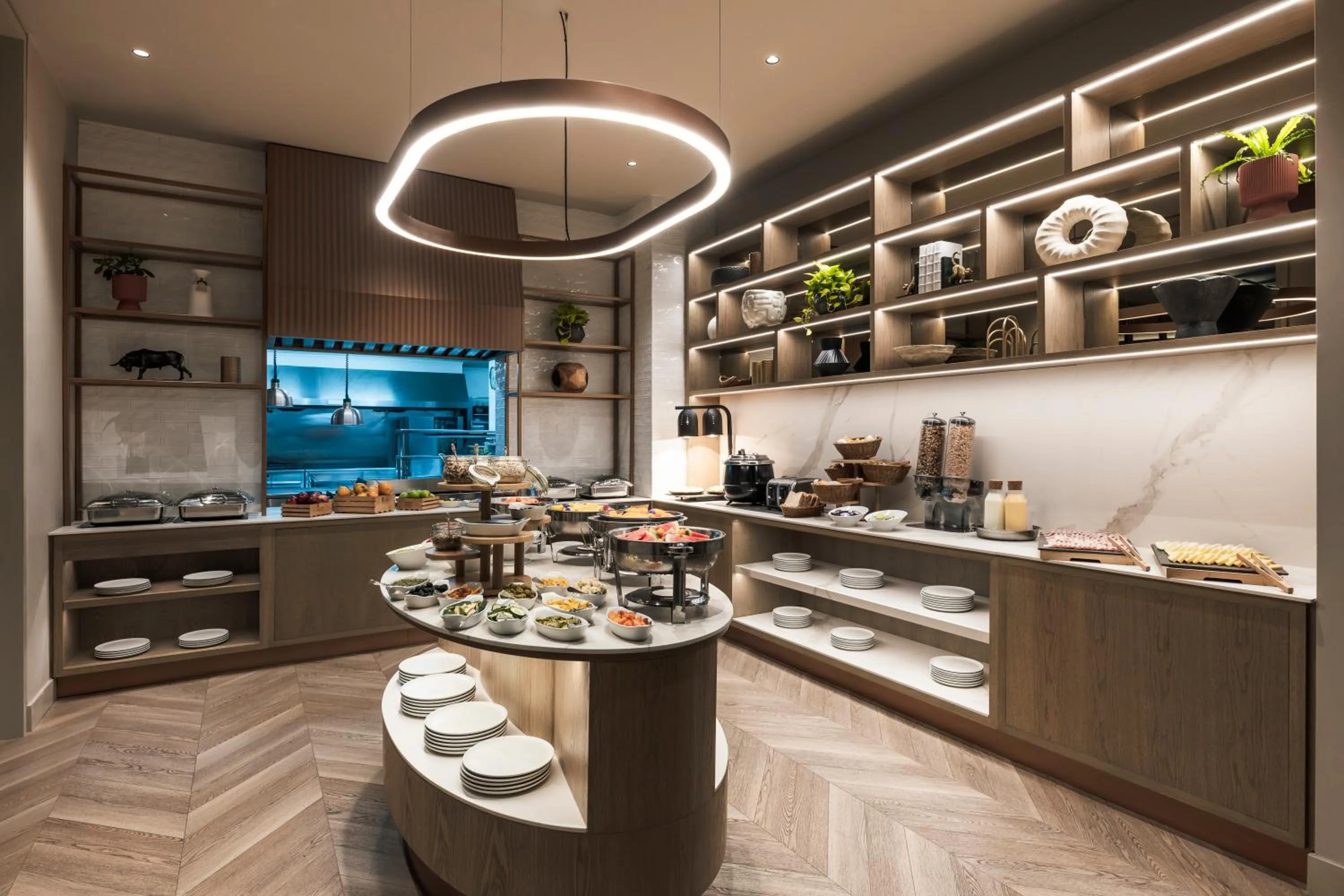 Kitchen or kitchenette in Hotel Poblado Plaza