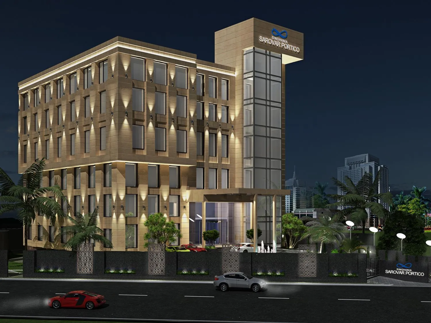 Property building in Singhania Sarovar Portico