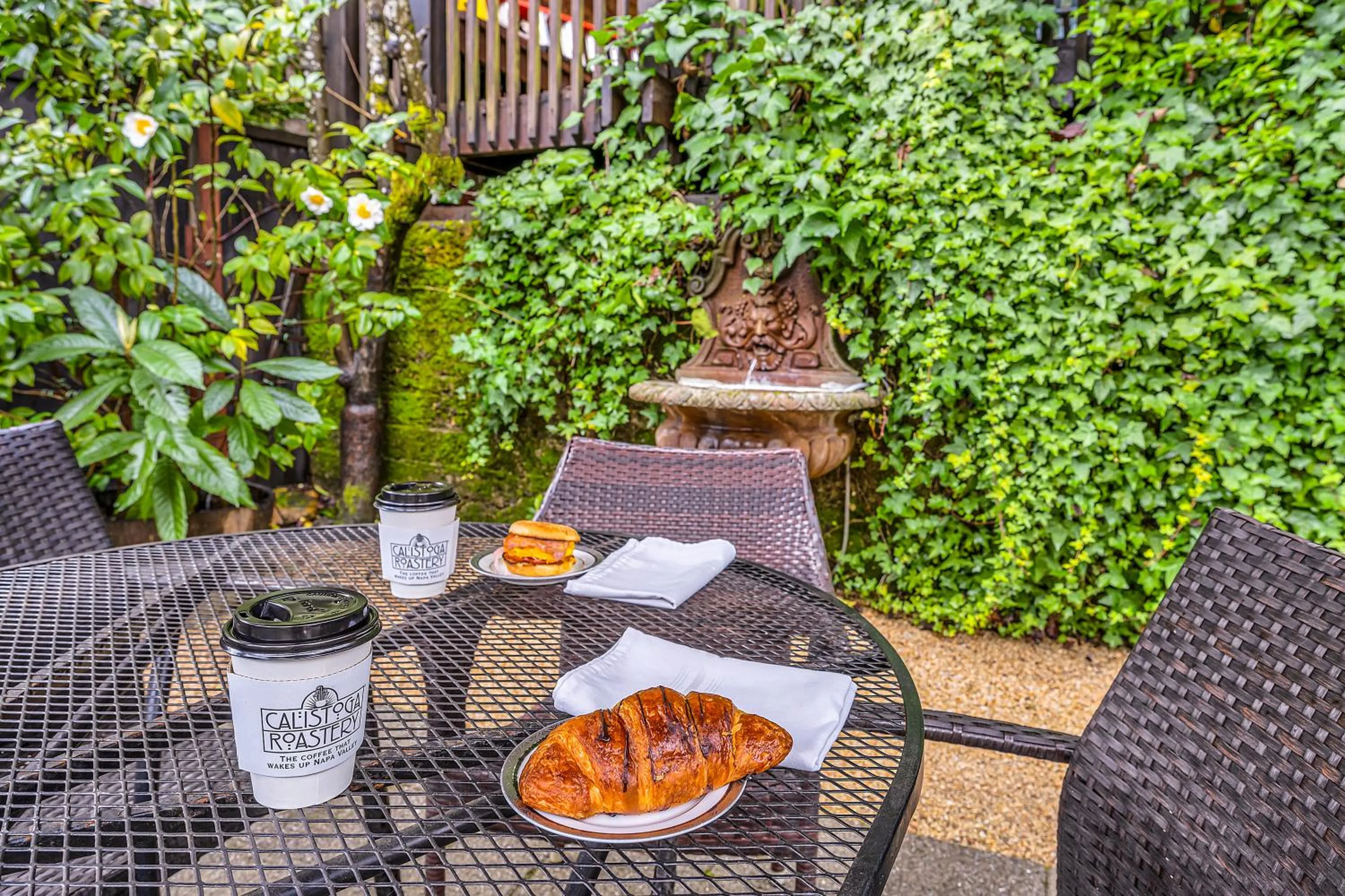 Garden in Calistoga Wine Way Inn
