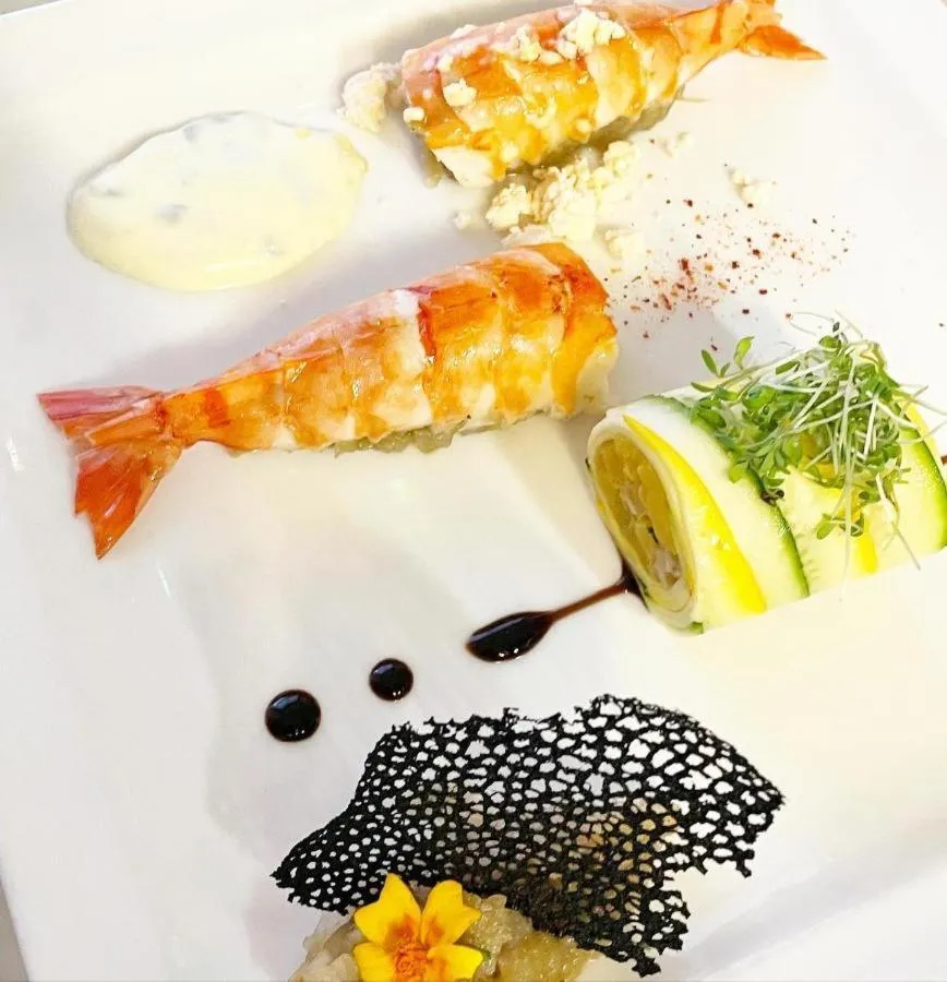 Dining area in Auberge du Chasseur