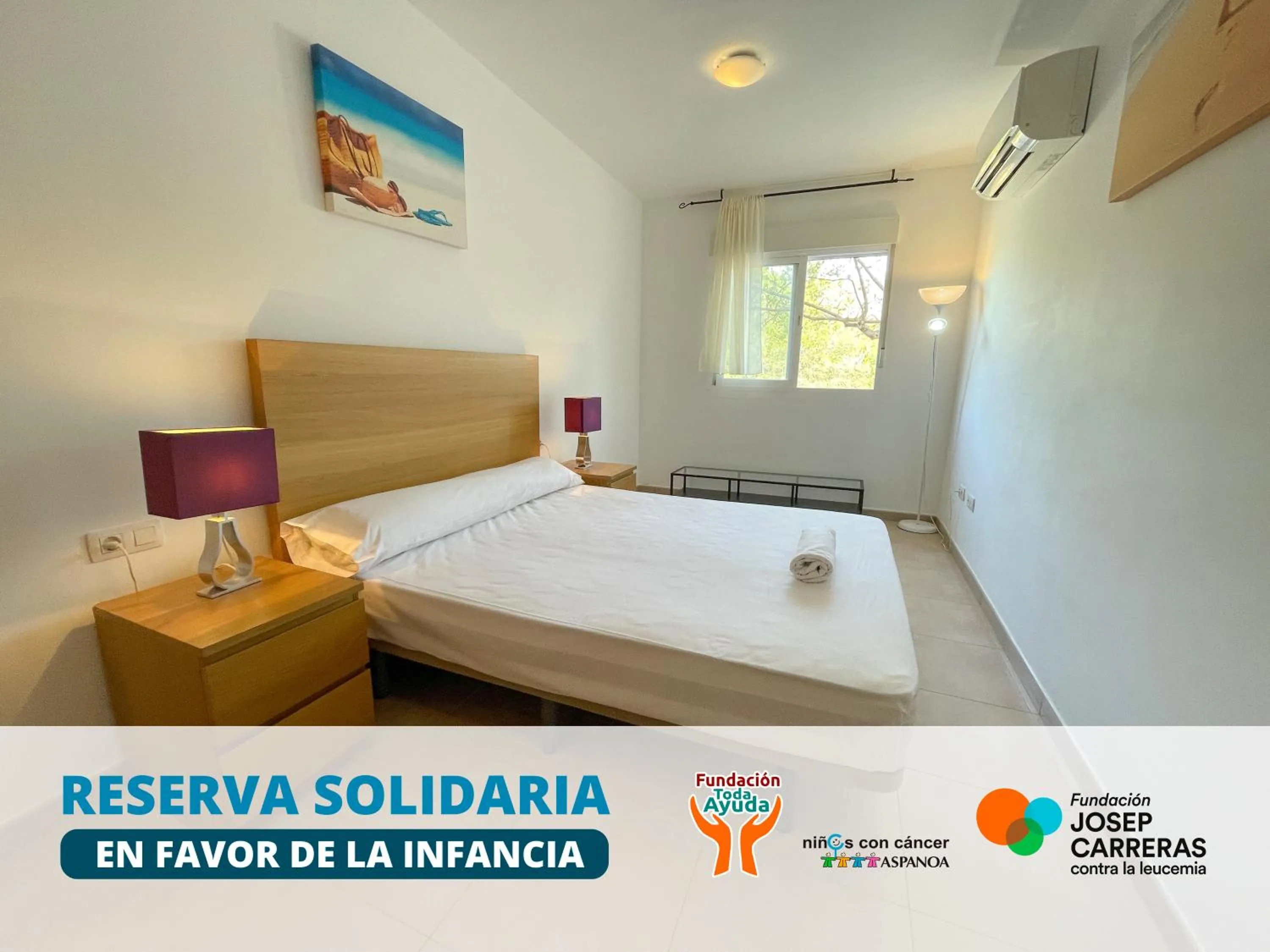 Bed in Apartamentos Neptuno 3000
