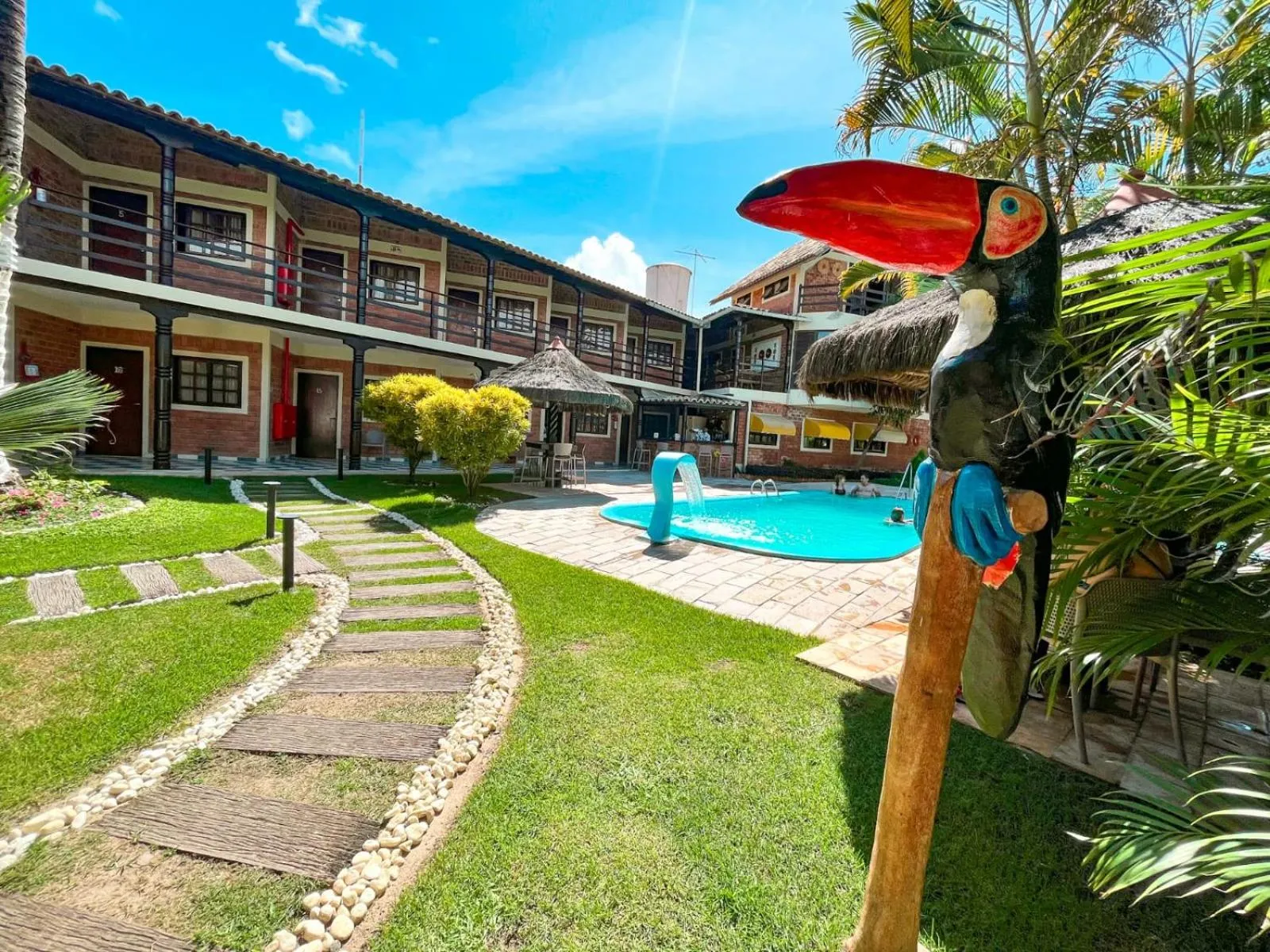 Swimming pool in Pousada Pérola do Porto