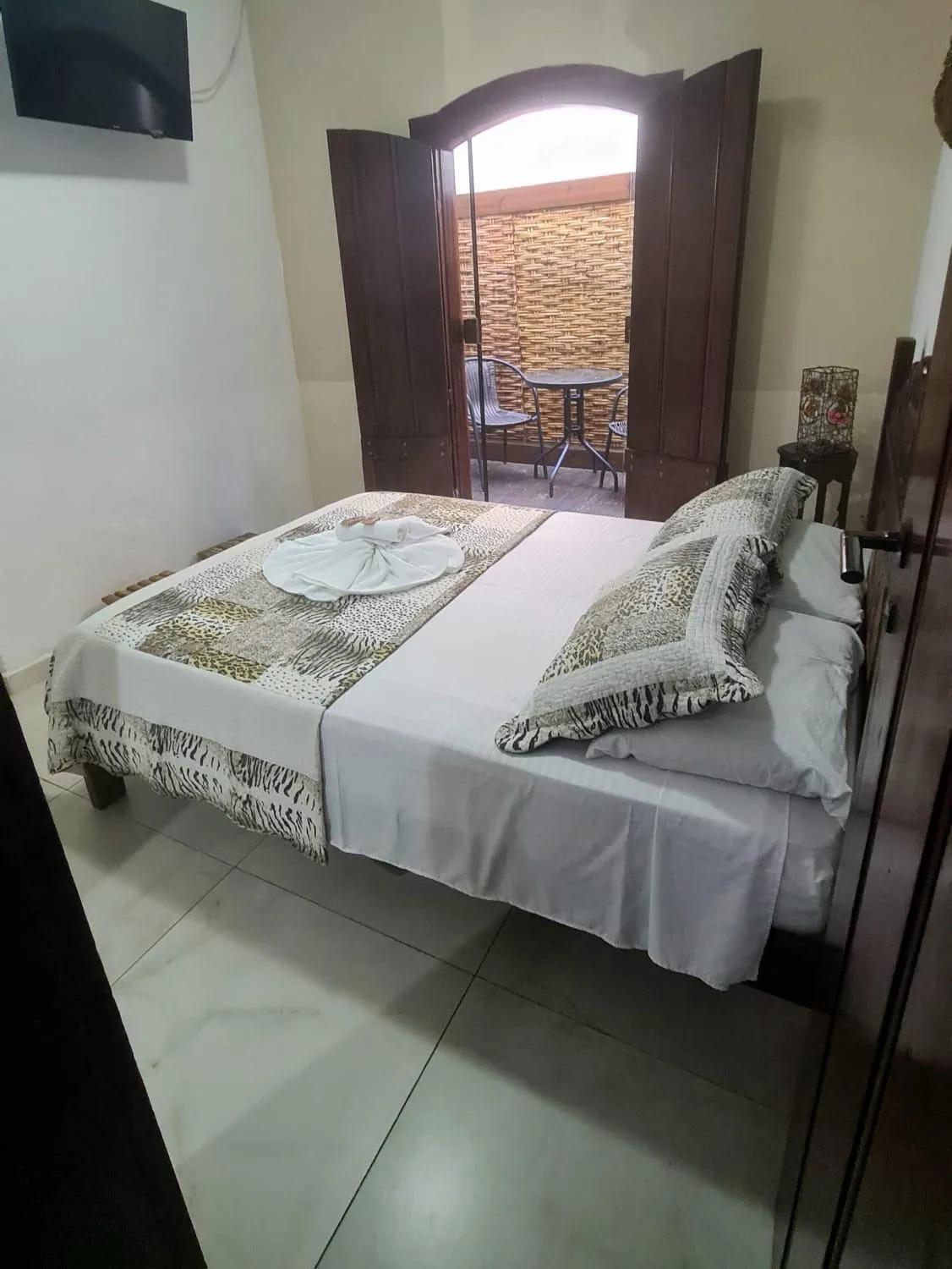 Bed in Pousada Alecrim Dourado