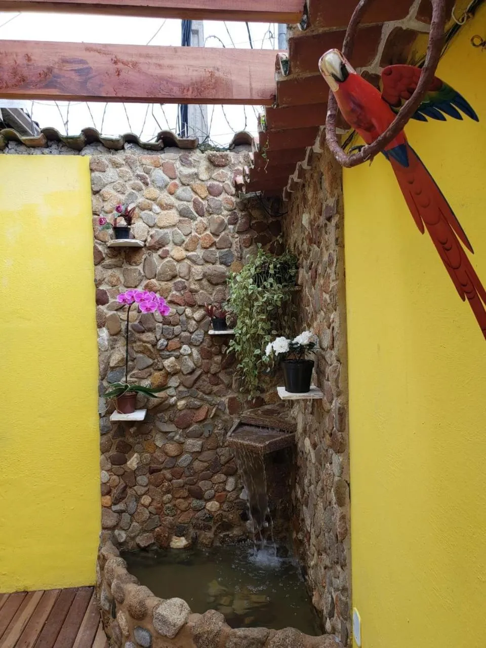 Balcony/Terrace in Pousada Alecrim Dourado