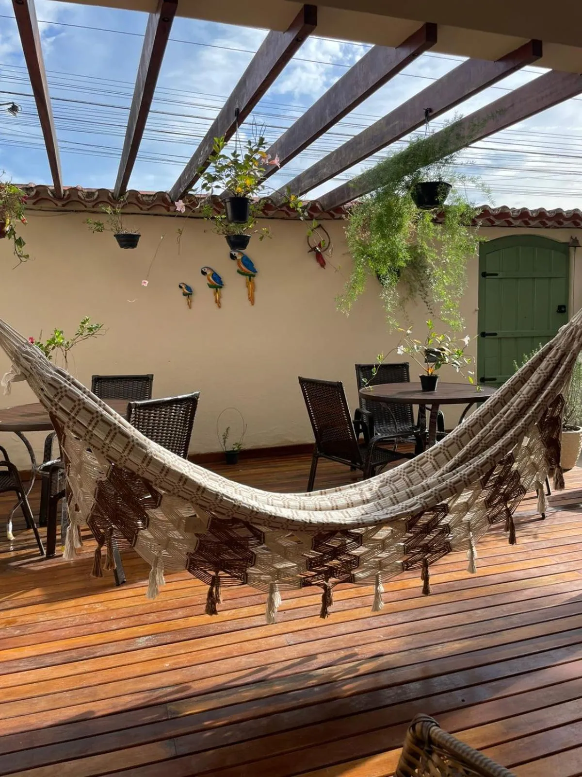 Balcony/Terrace in Pousada Alecrim Dourado