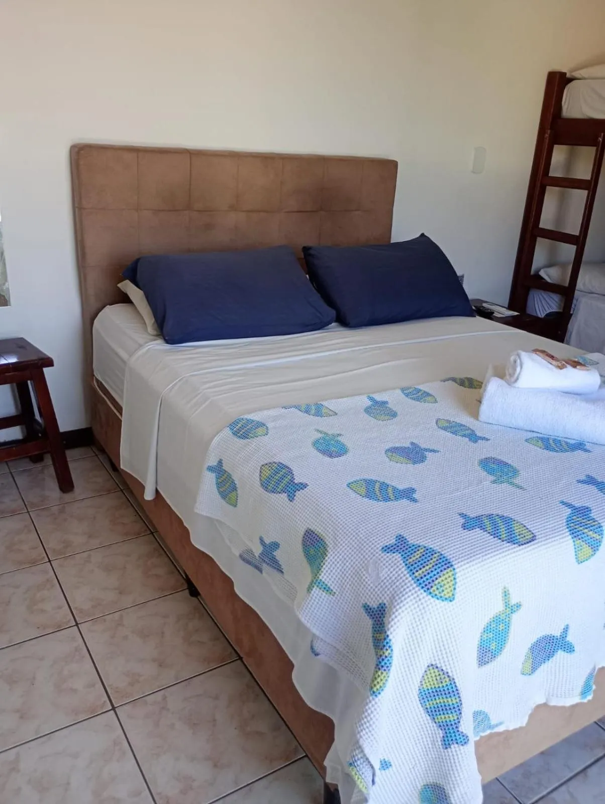 Bed in Pousada Alecrim Dourado