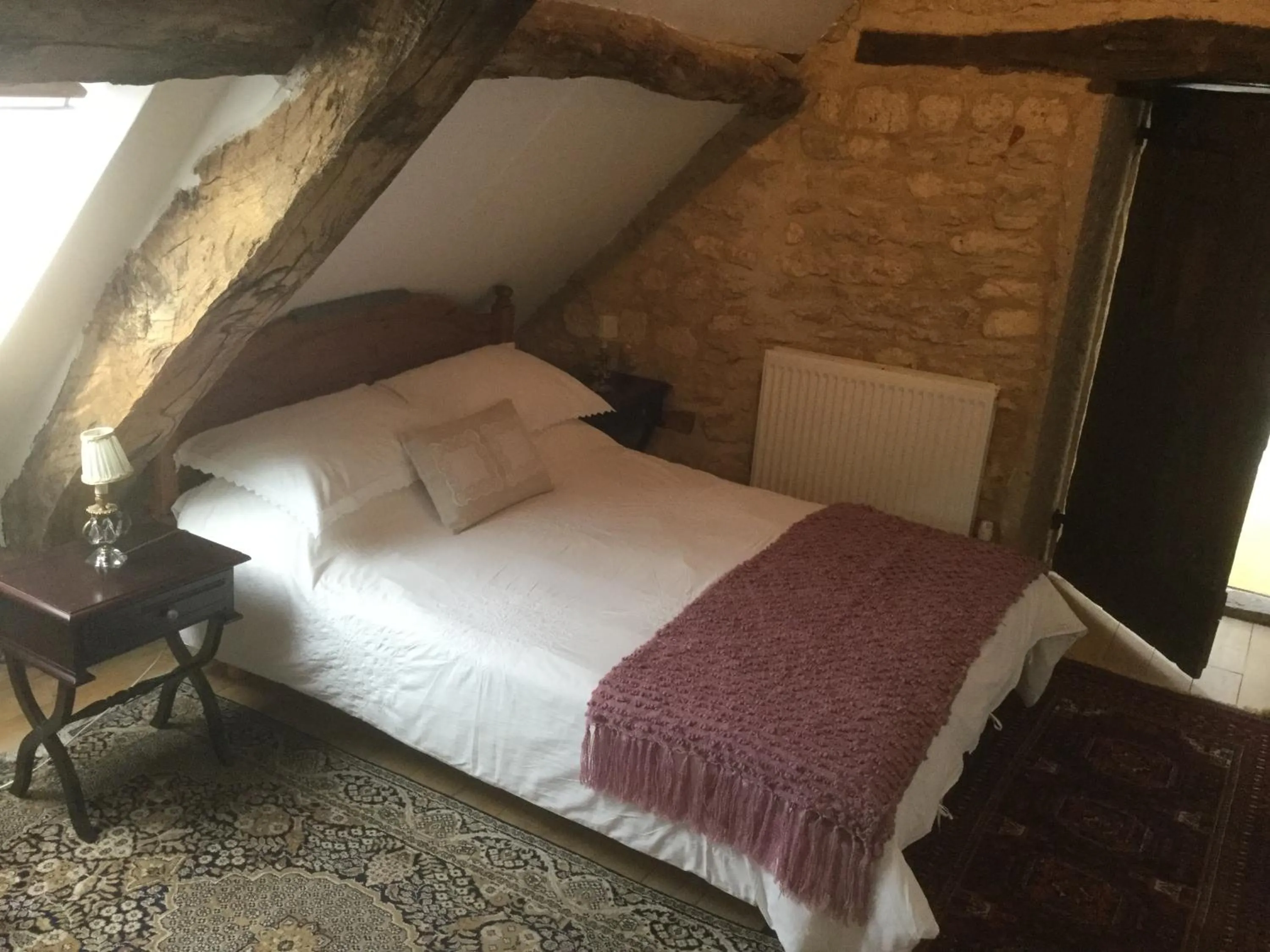 Bed in Pérard Chambres D’Hotes