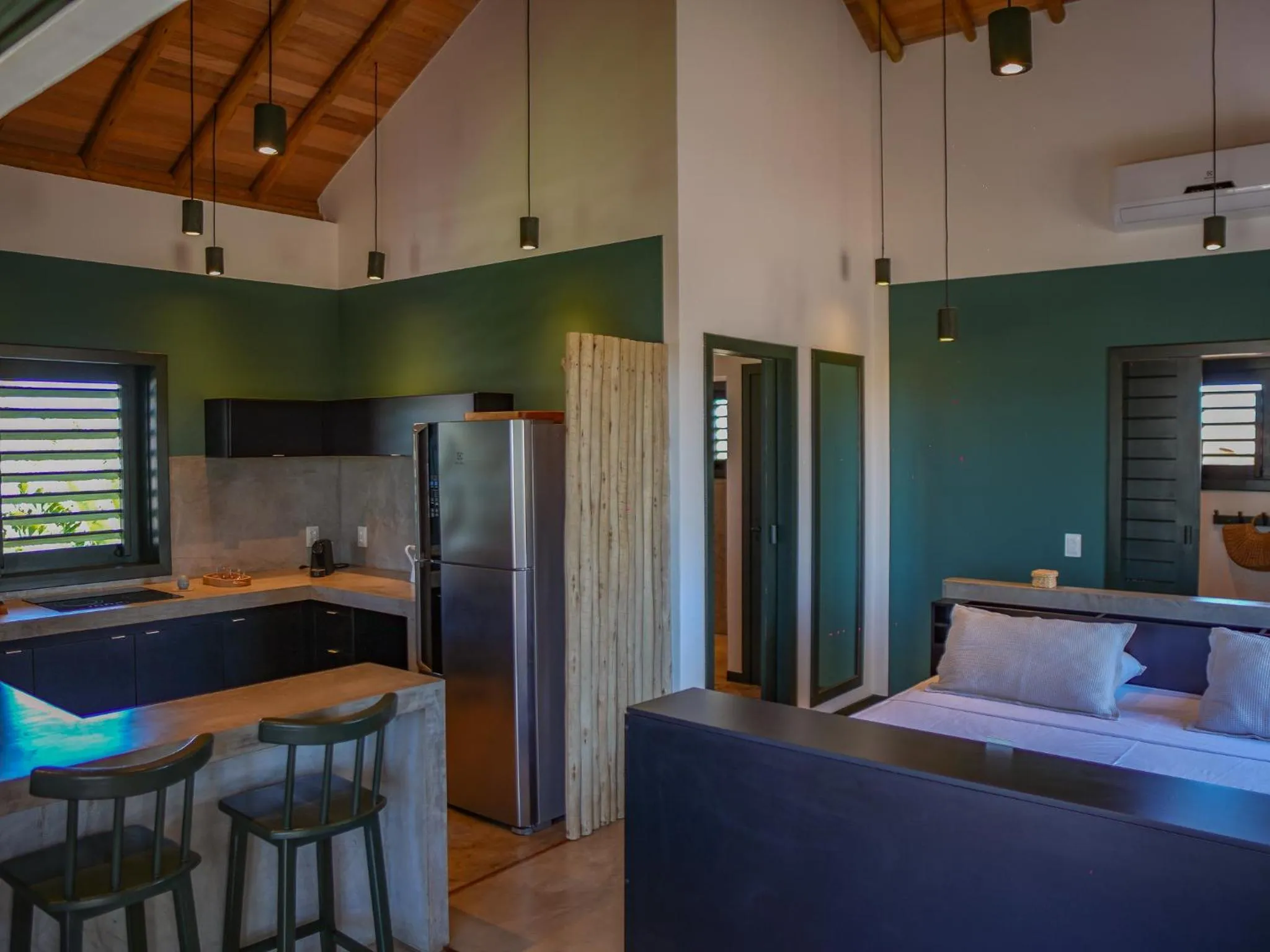 kitchen, Bed in Hotel VilaVeraTheresa