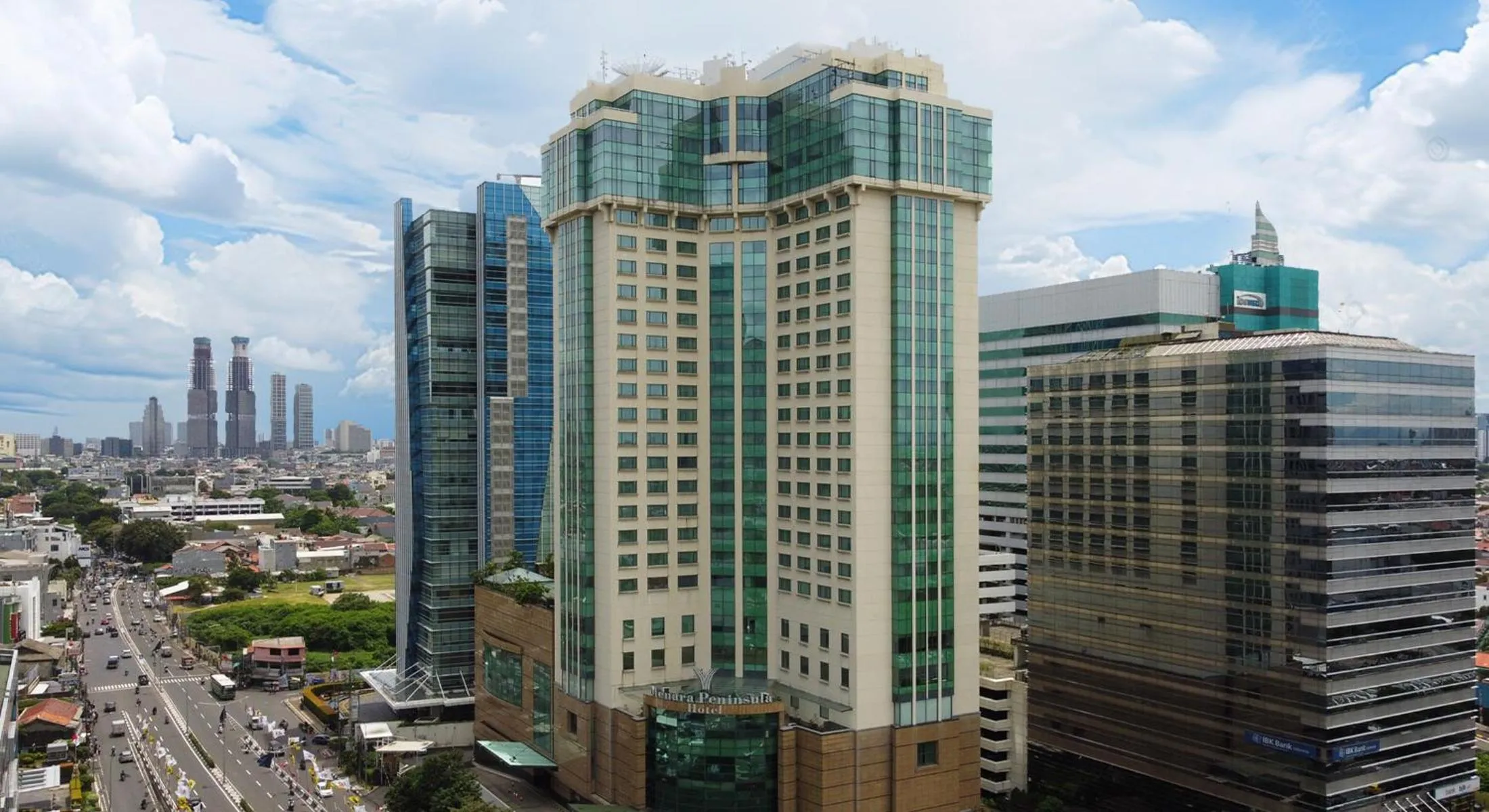 Property building in Menara Peninsula Hotel