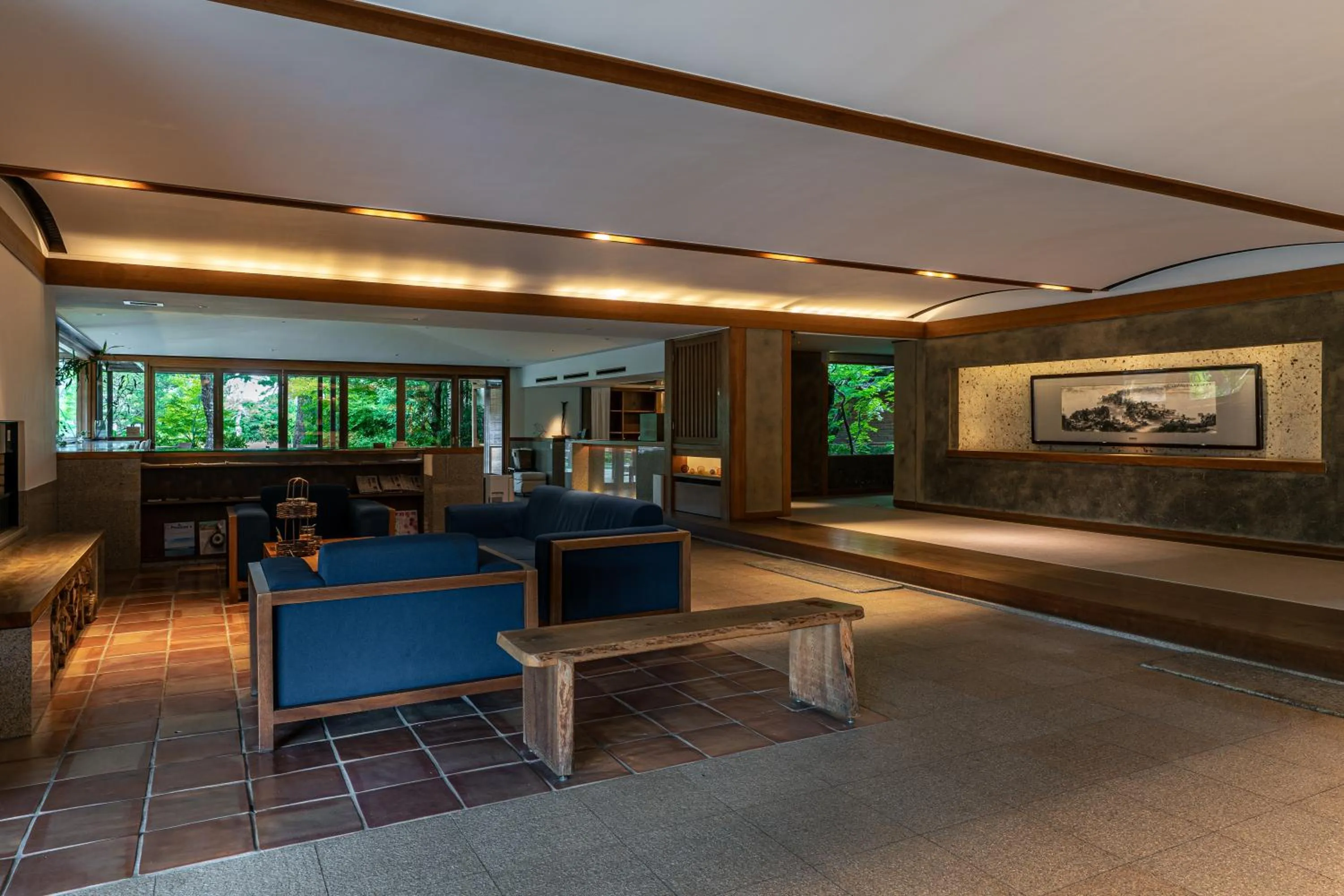 Lobby or reception in Monjusou