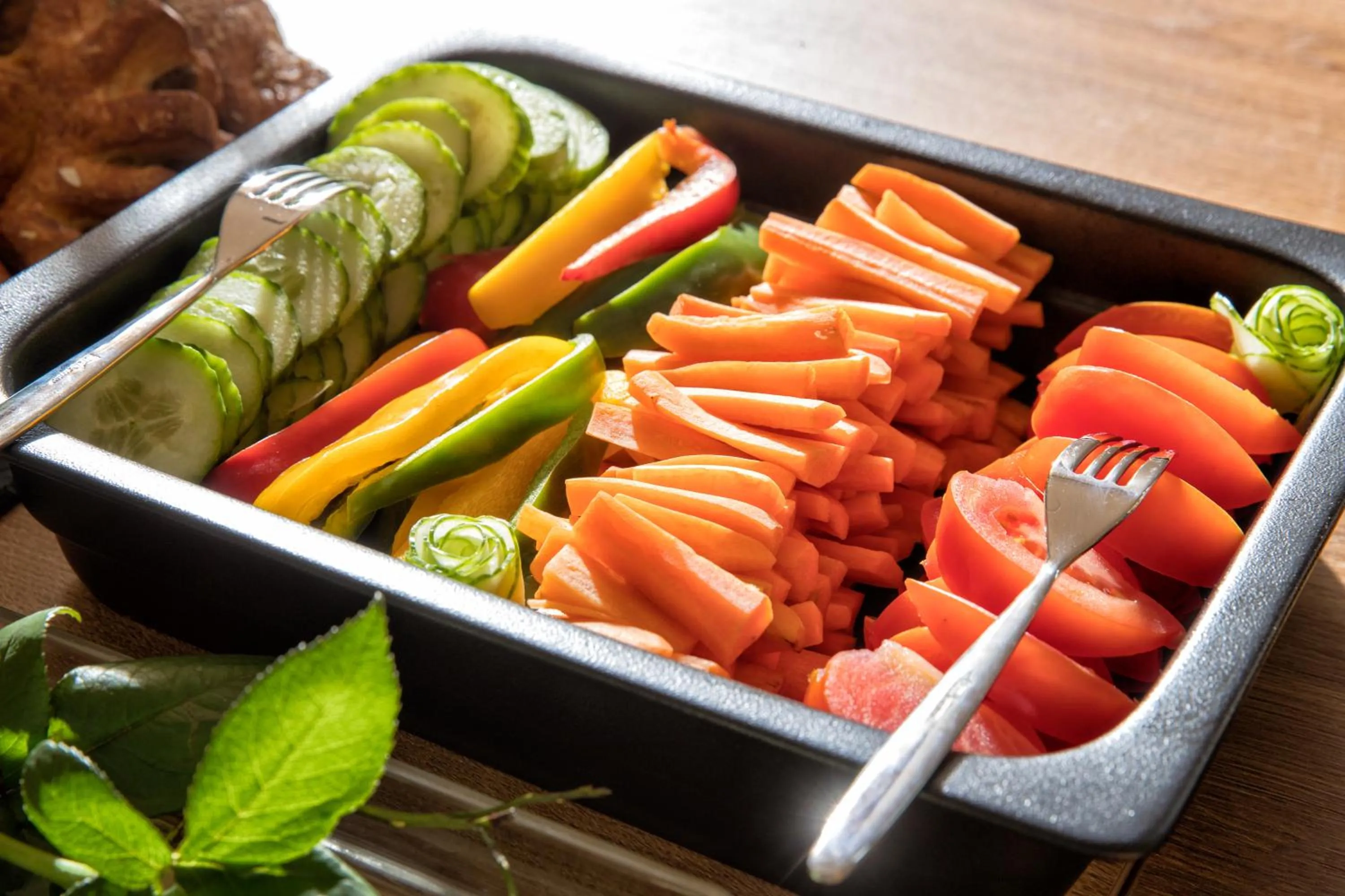 Buffet breakfast in Hotel der Freiraum