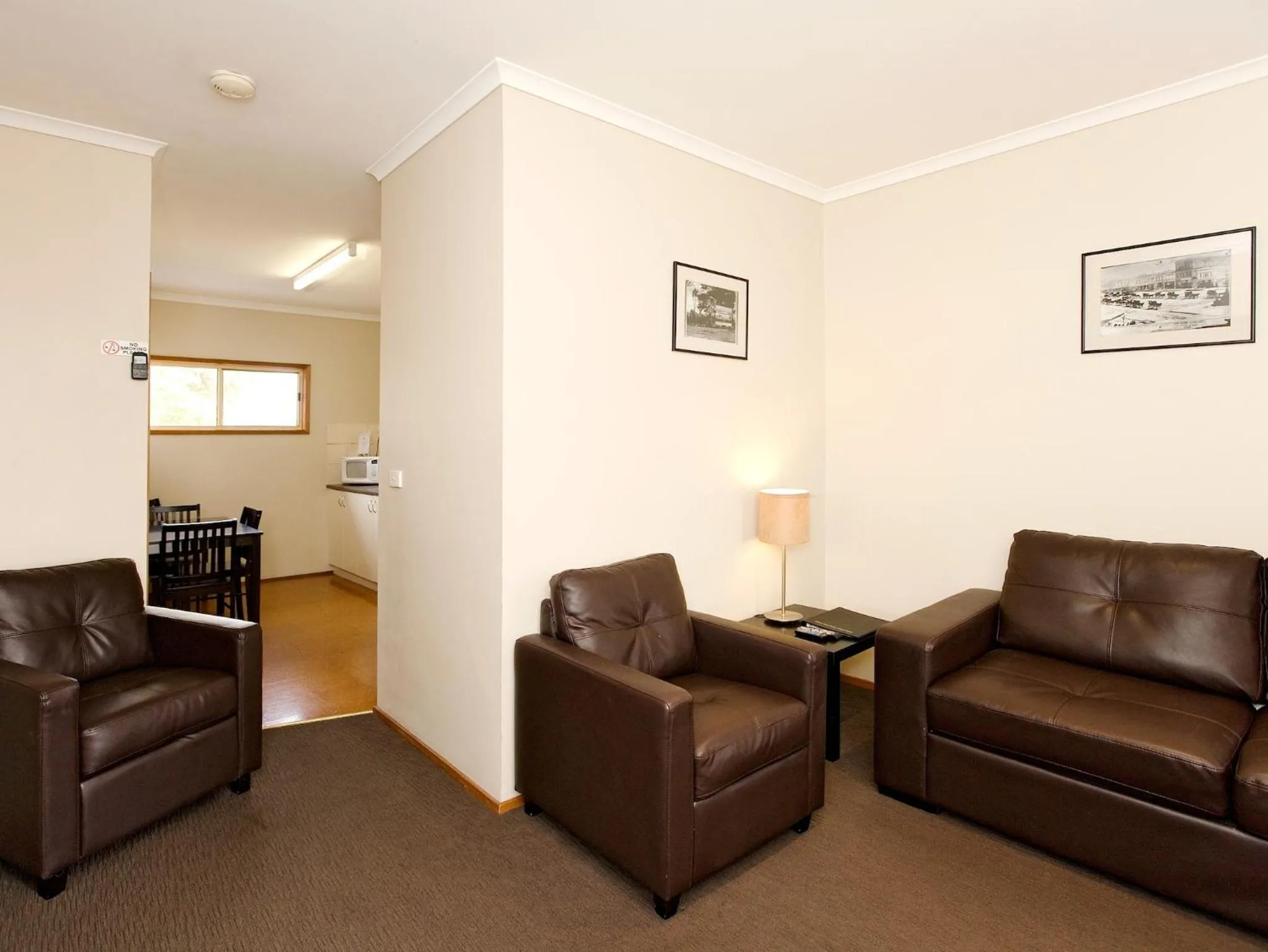 Living room in Ballarat Central City Motor Inn