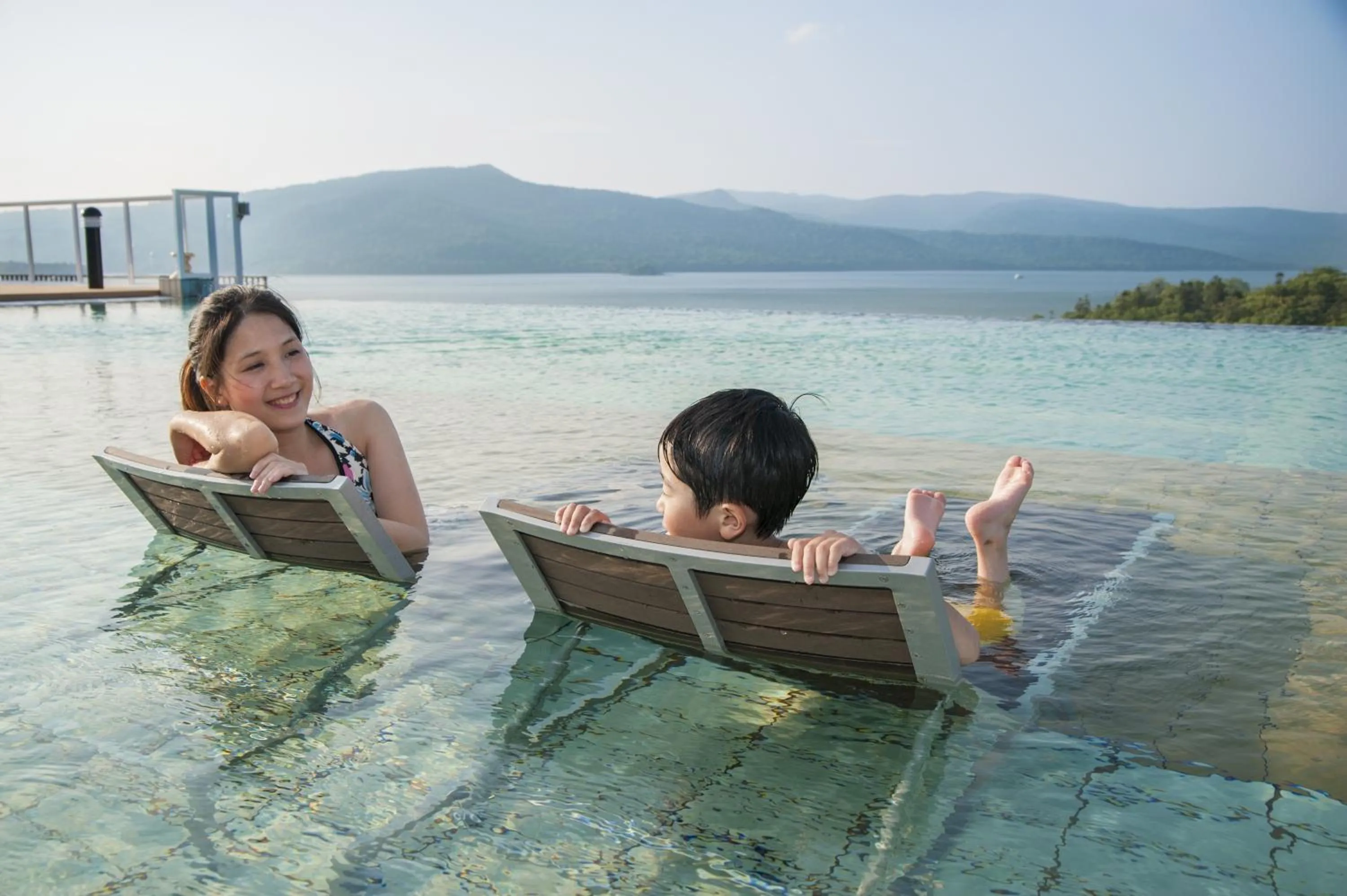 Lake view in New Akan Hotel