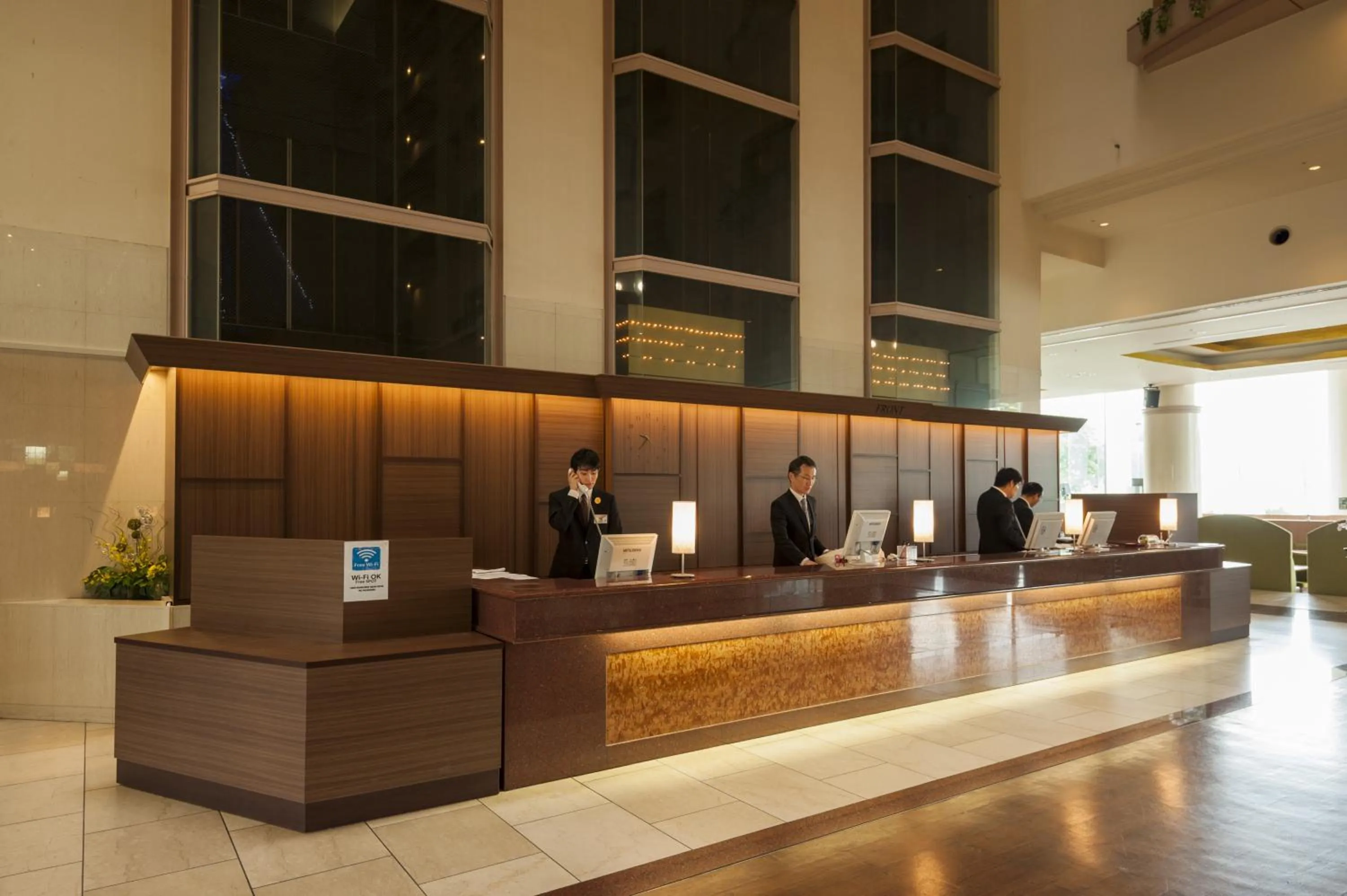 Lobby or reception in New Akan Hotel