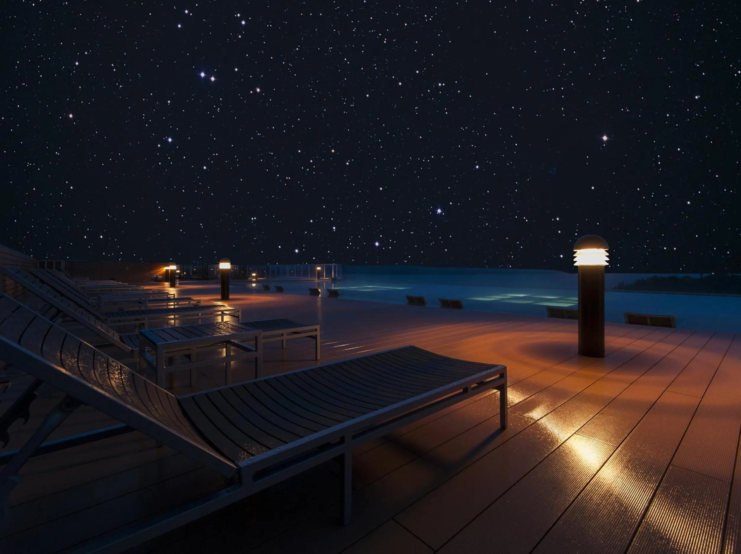 Night in New Akan Hotel