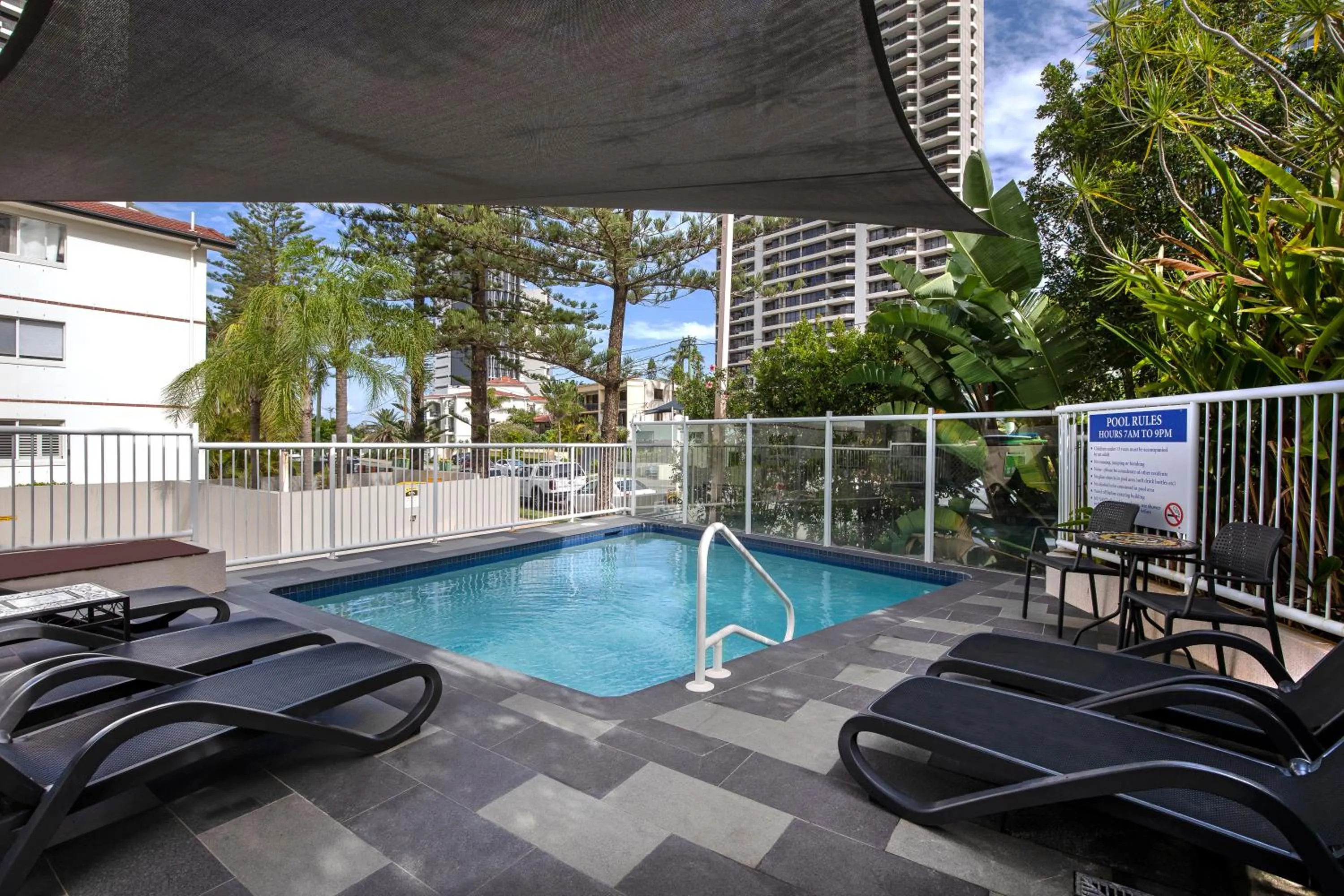Swimming pool in Costa D'Ora Holiday Apartments