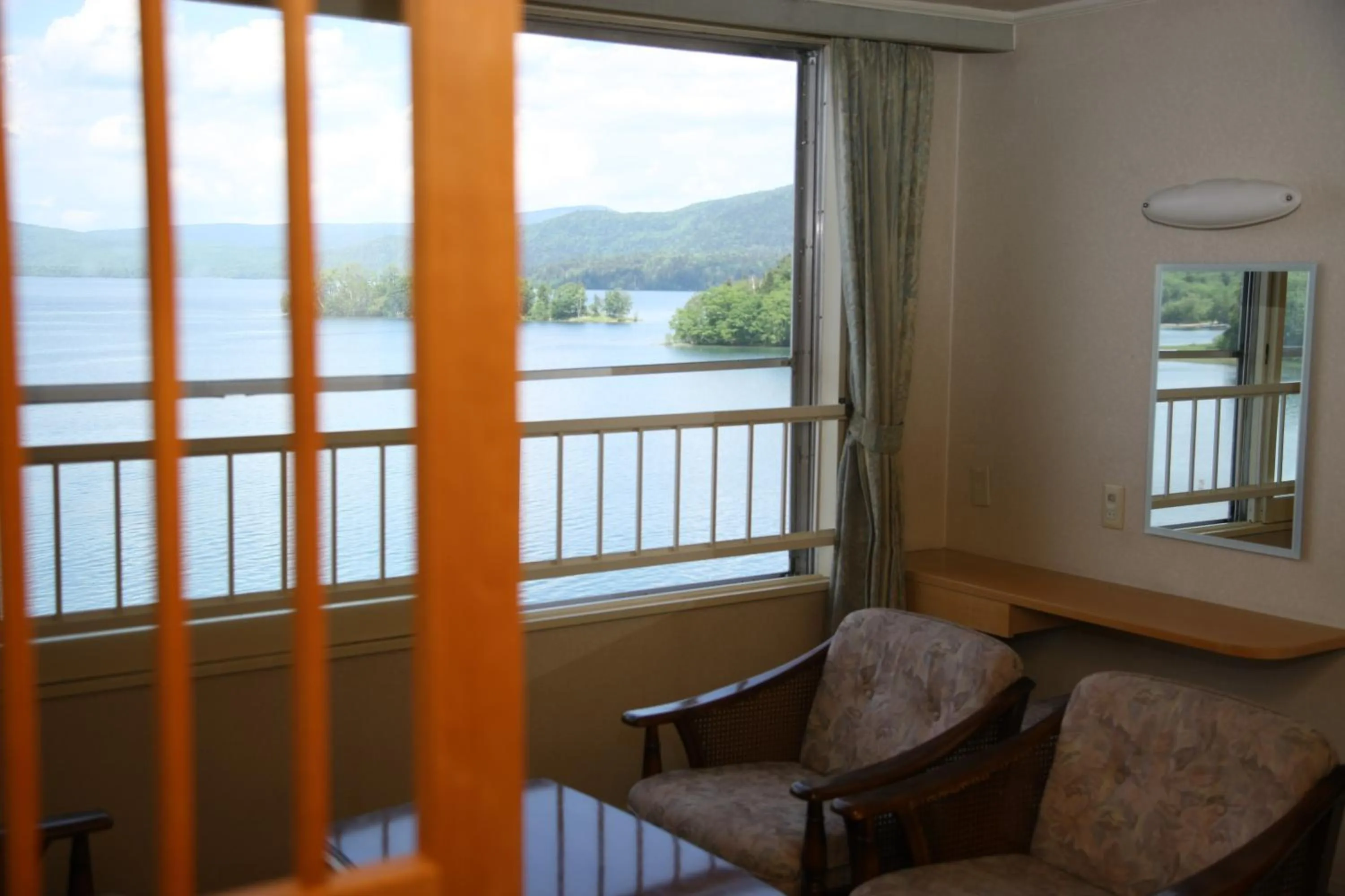 Seating area in Hotel Gozensui