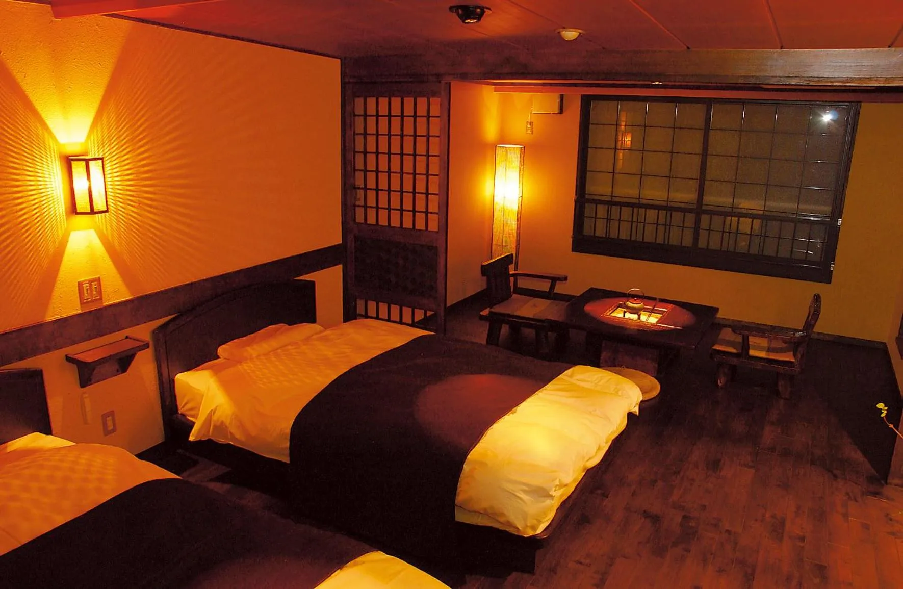 Bed in Hotel Gozensui