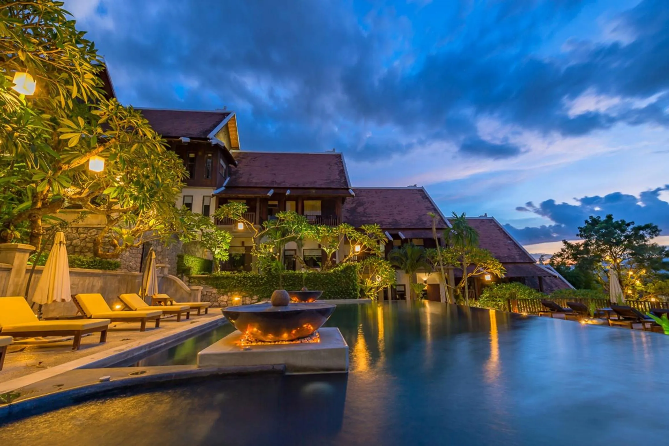 Swimming pool in Kiridara Luang Prabang