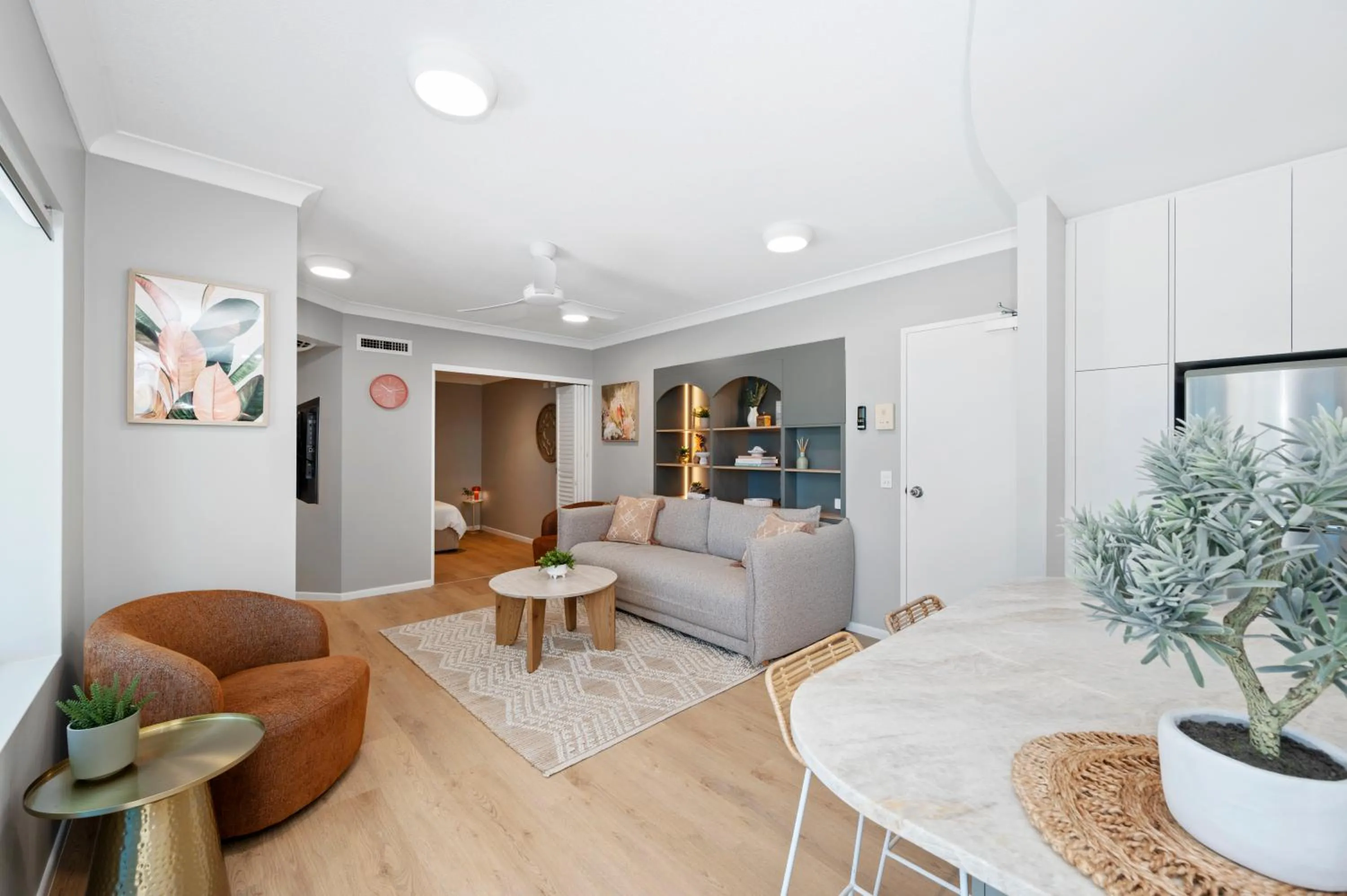 Living room in Koola Beach Apartments Bargara