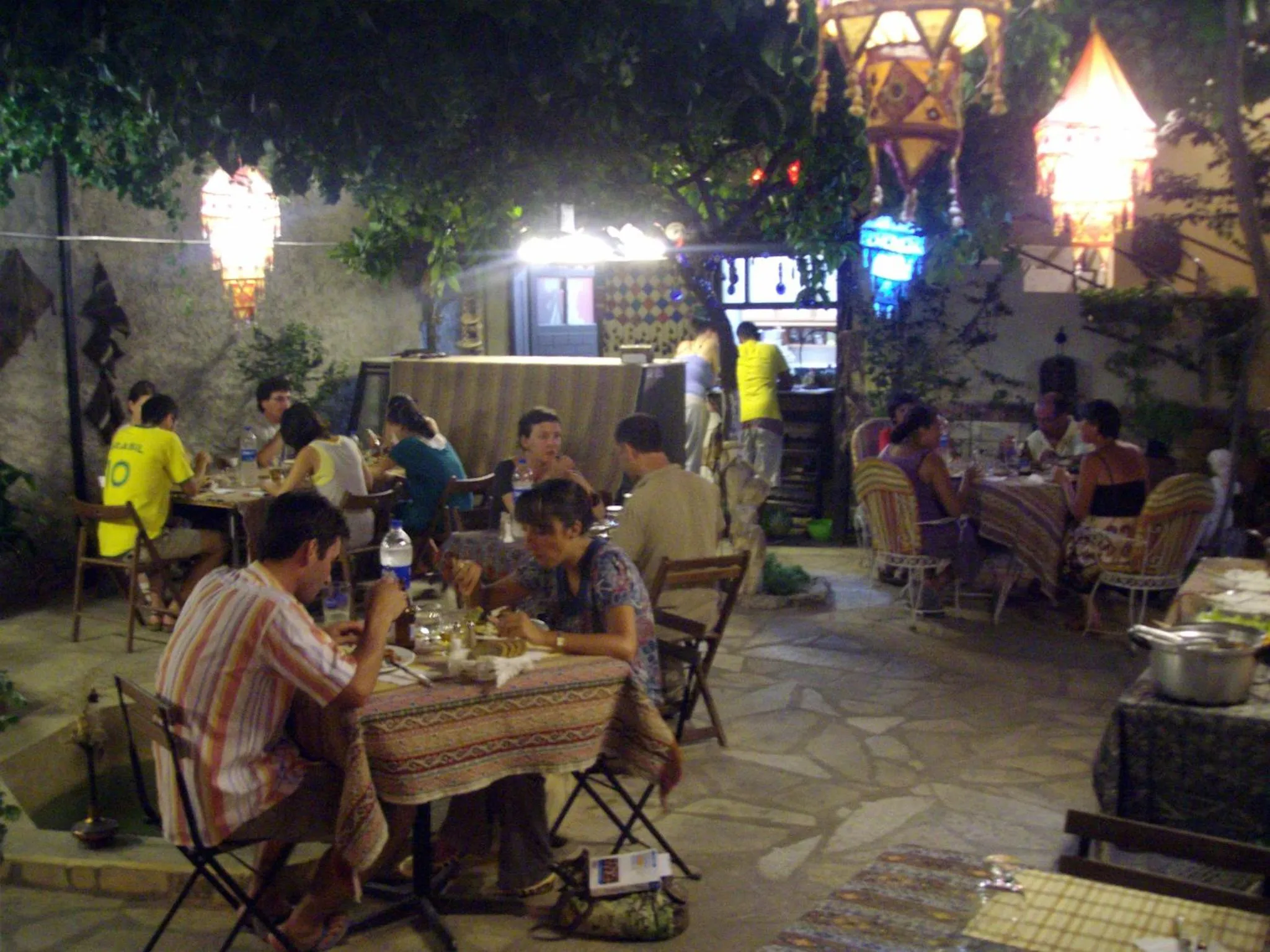 Garden view in Tuncay Pension