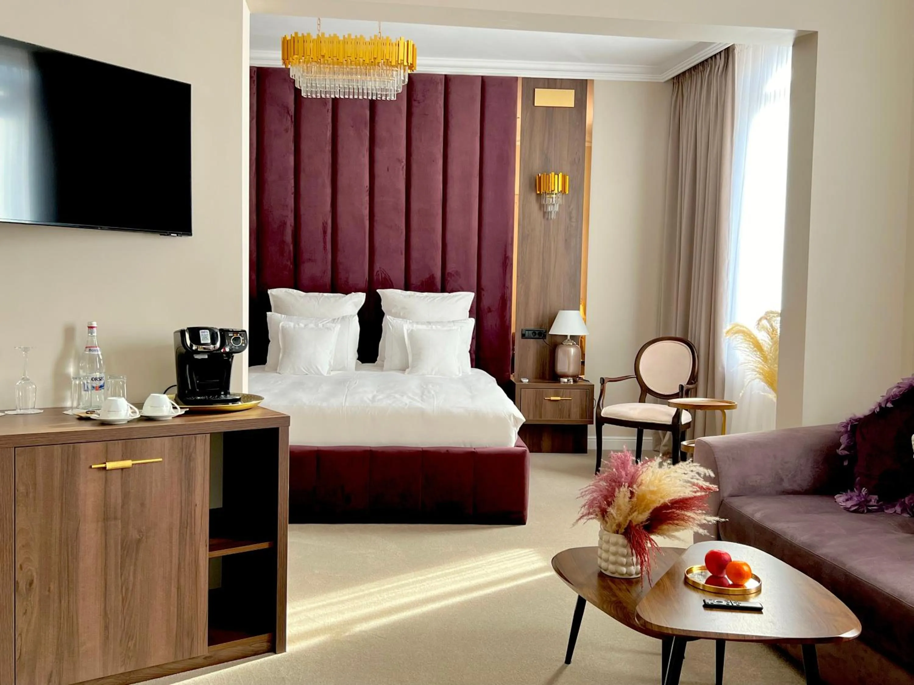 Bed in Hotel 5 Continents