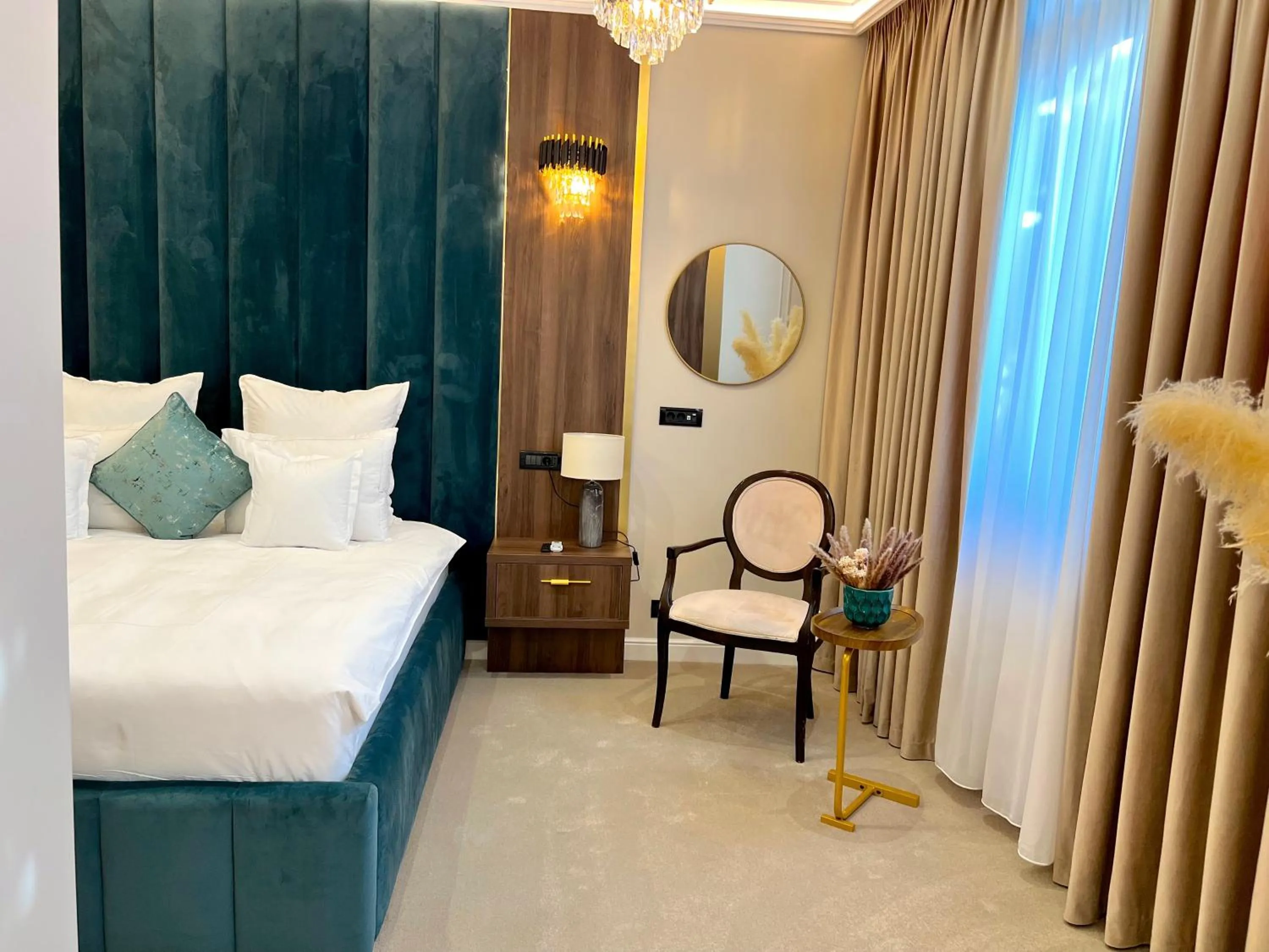 Bed in Hotel 5 Continents