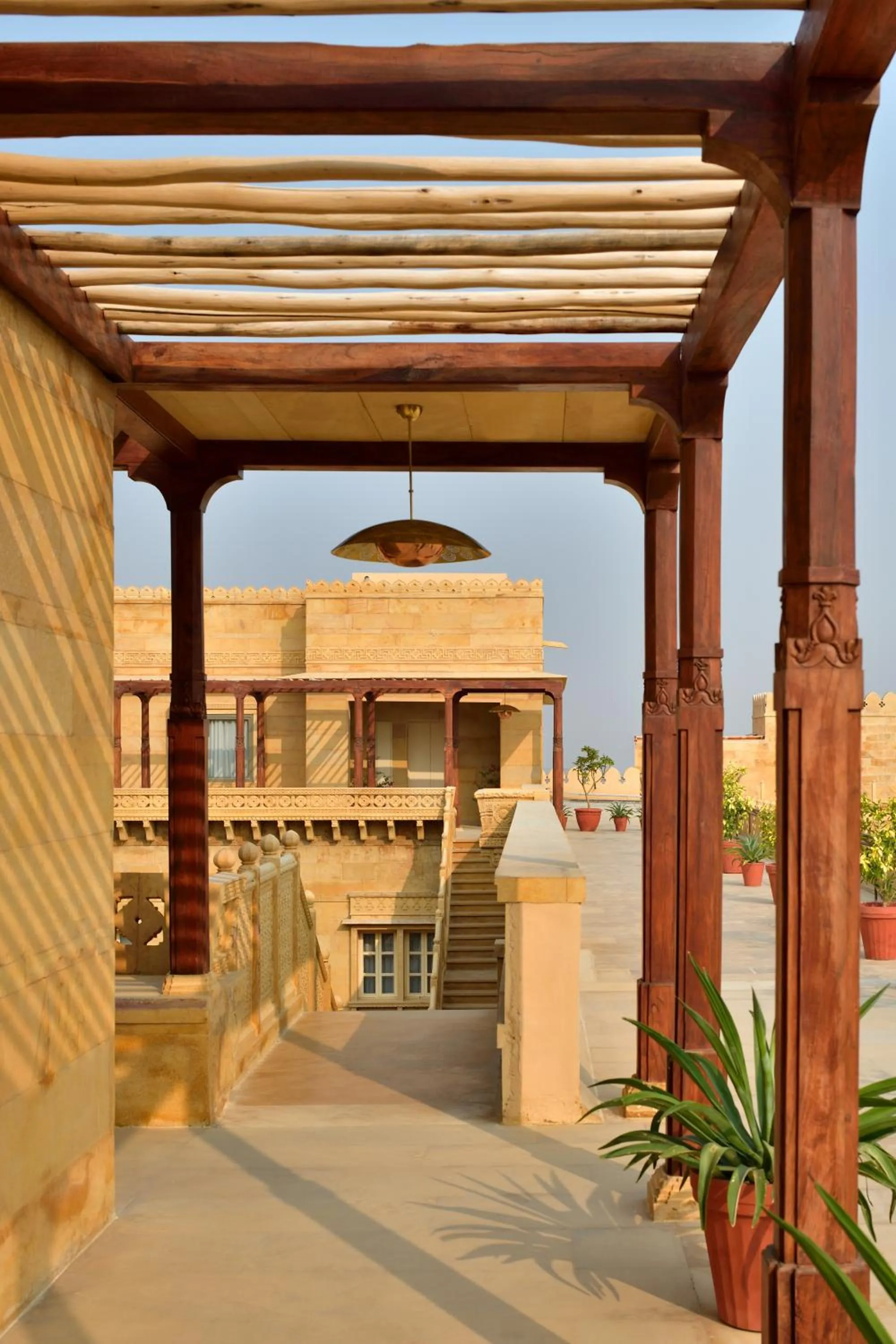 Balcony/Terrace in Suryagarh Jaisalmer