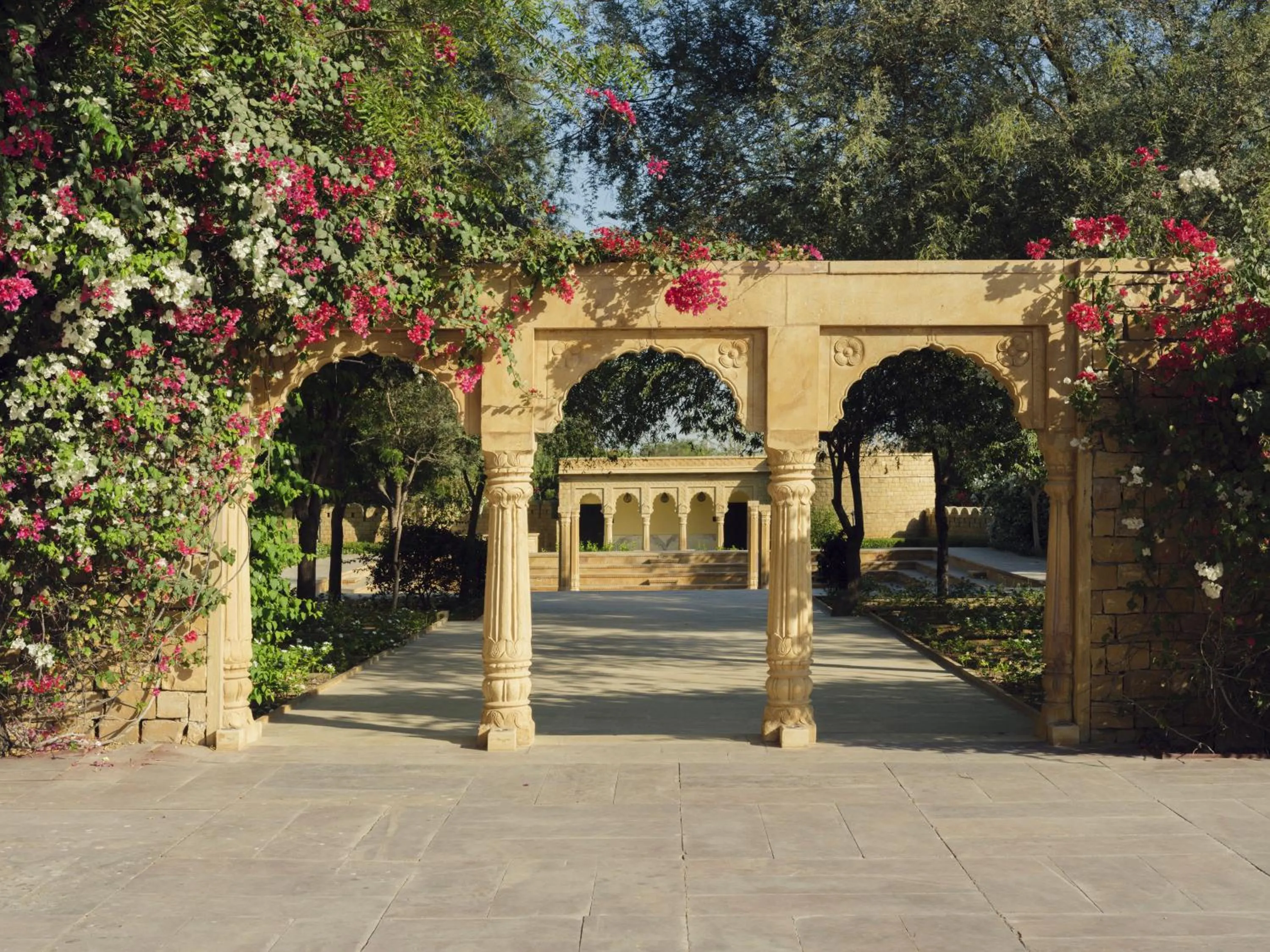 Garden view in Suryagarh Jaisalmer
