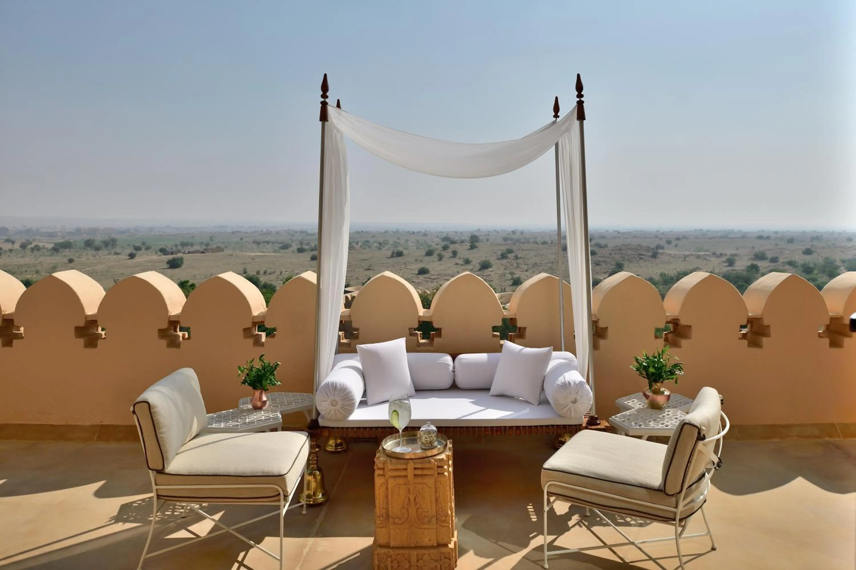 Seating area in Suryagarh Jaisalmer
