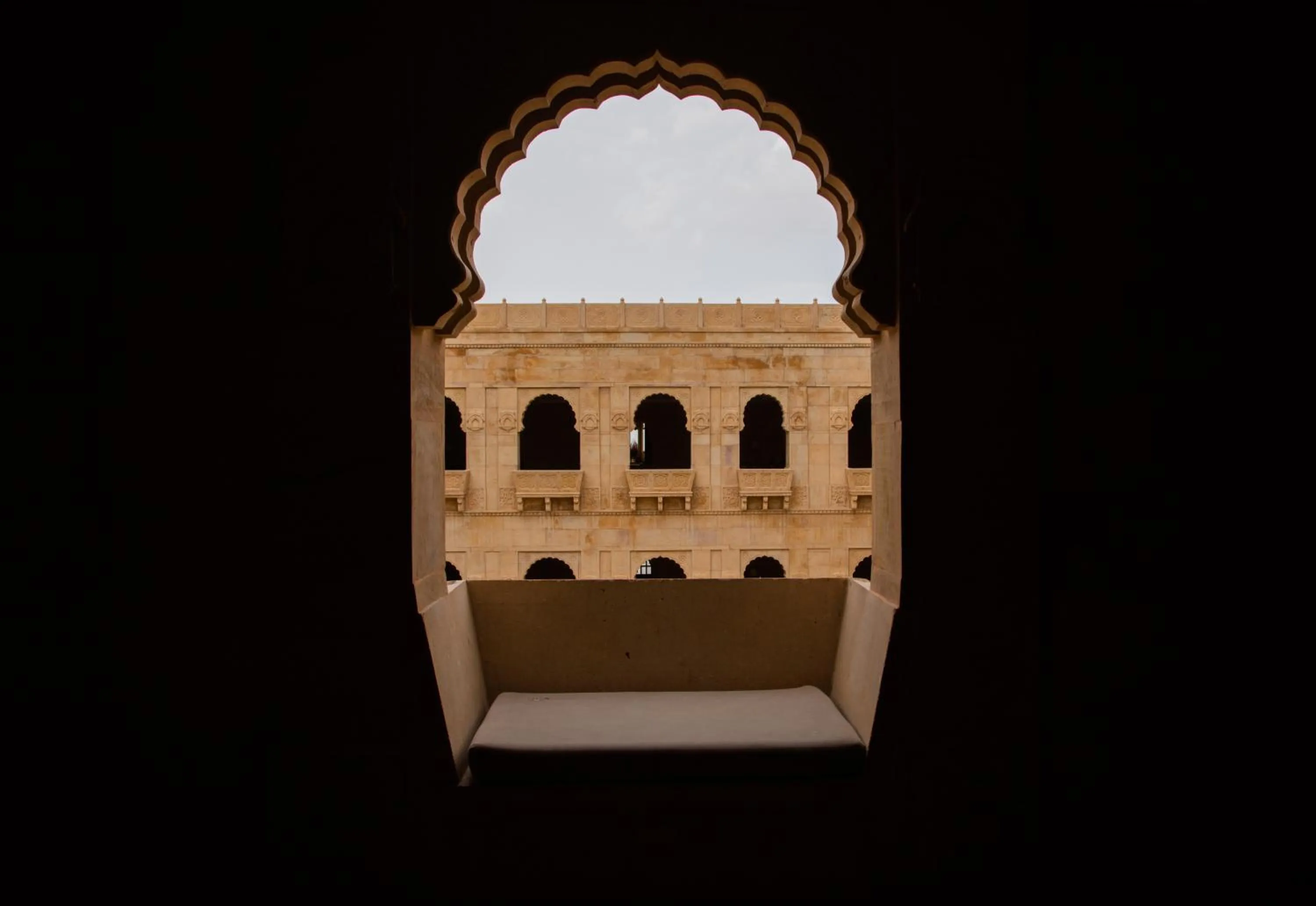 Patio in Suryagarh Jaisalmer